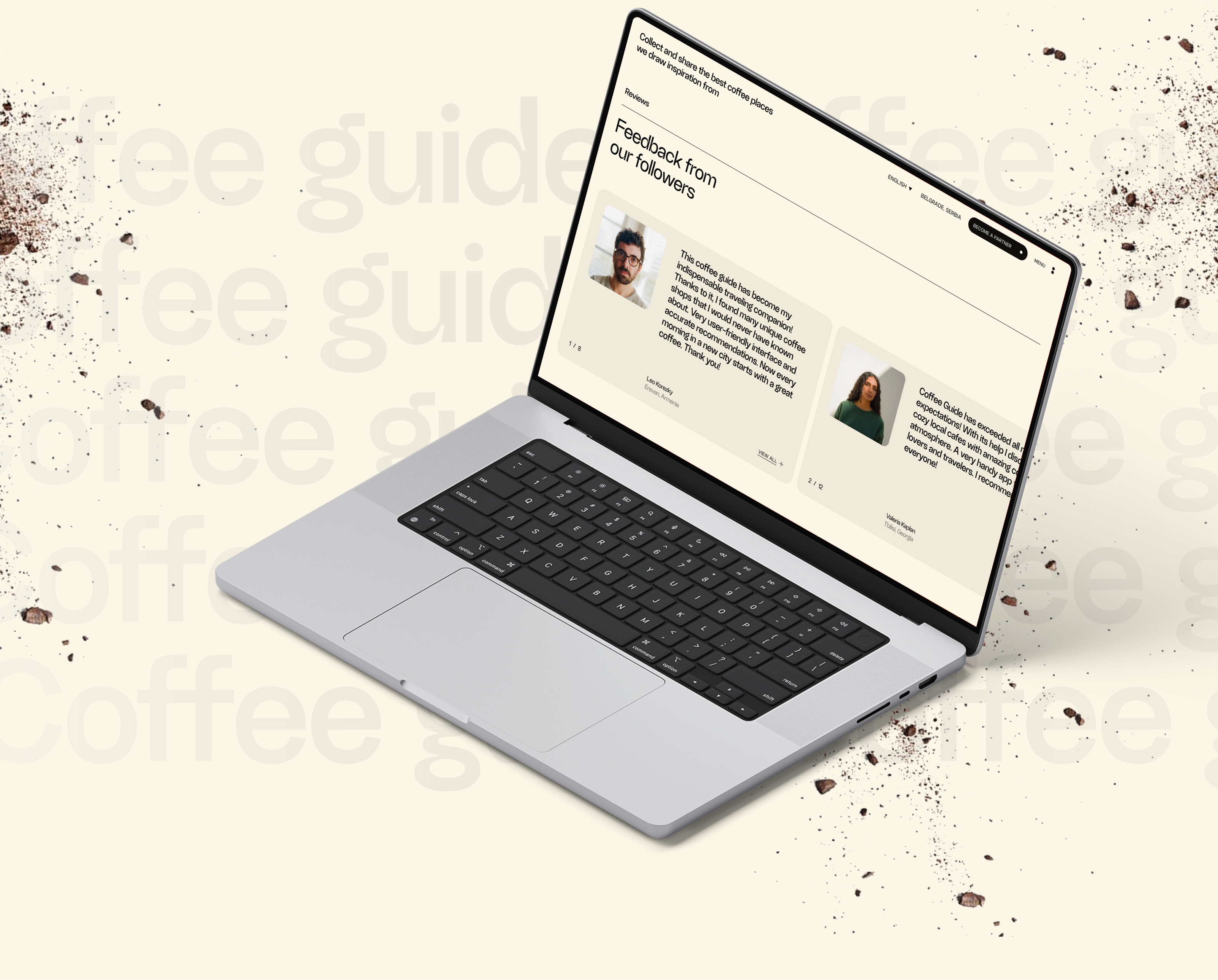 Coffee Guide. Web-site with best coffee-places. — Изображение №14 — Интерфейсы, Брендинг на Dprofile