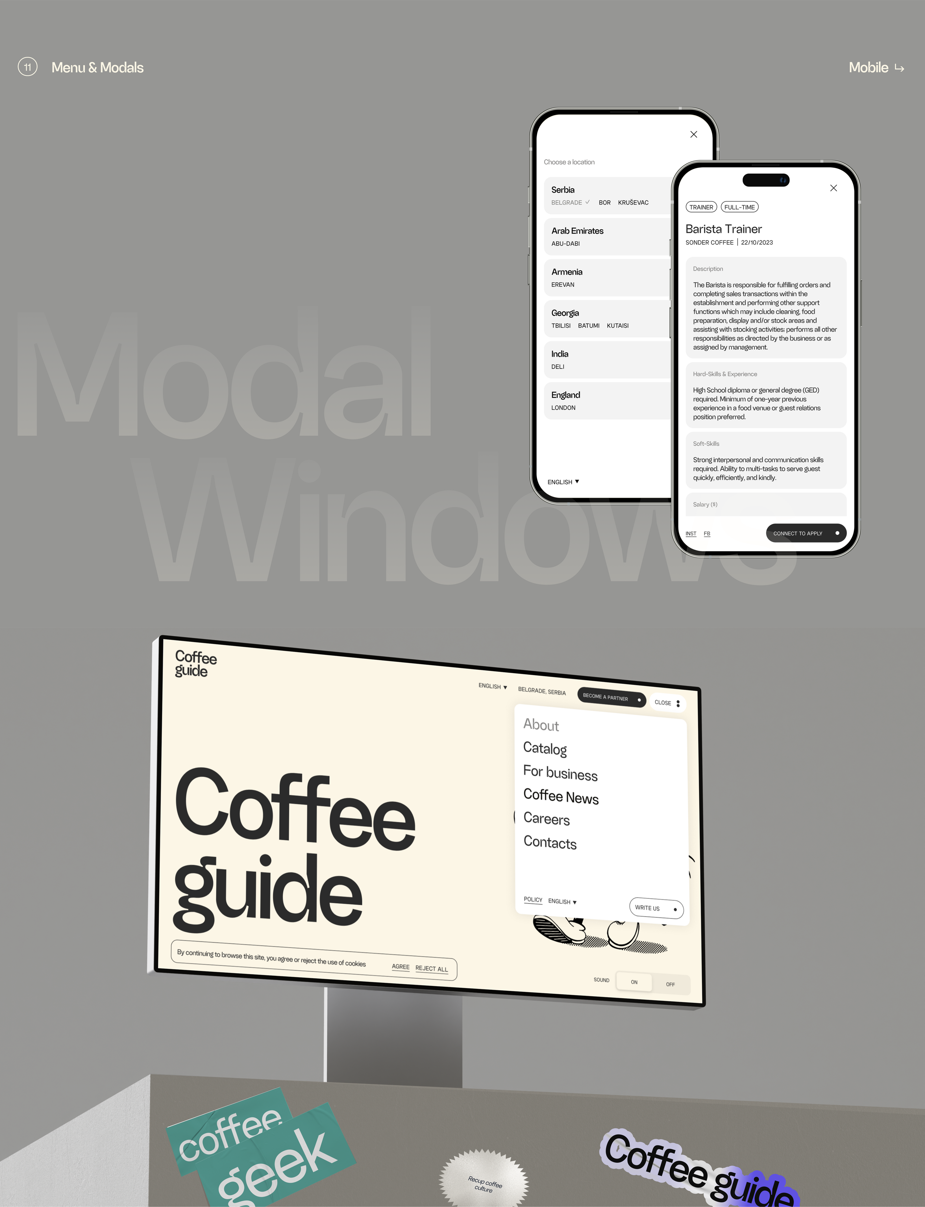Coffee Guide. Web-site with best coffee-places. — Изображение №25 — Интерфейсы, Брендинг на Dprofile