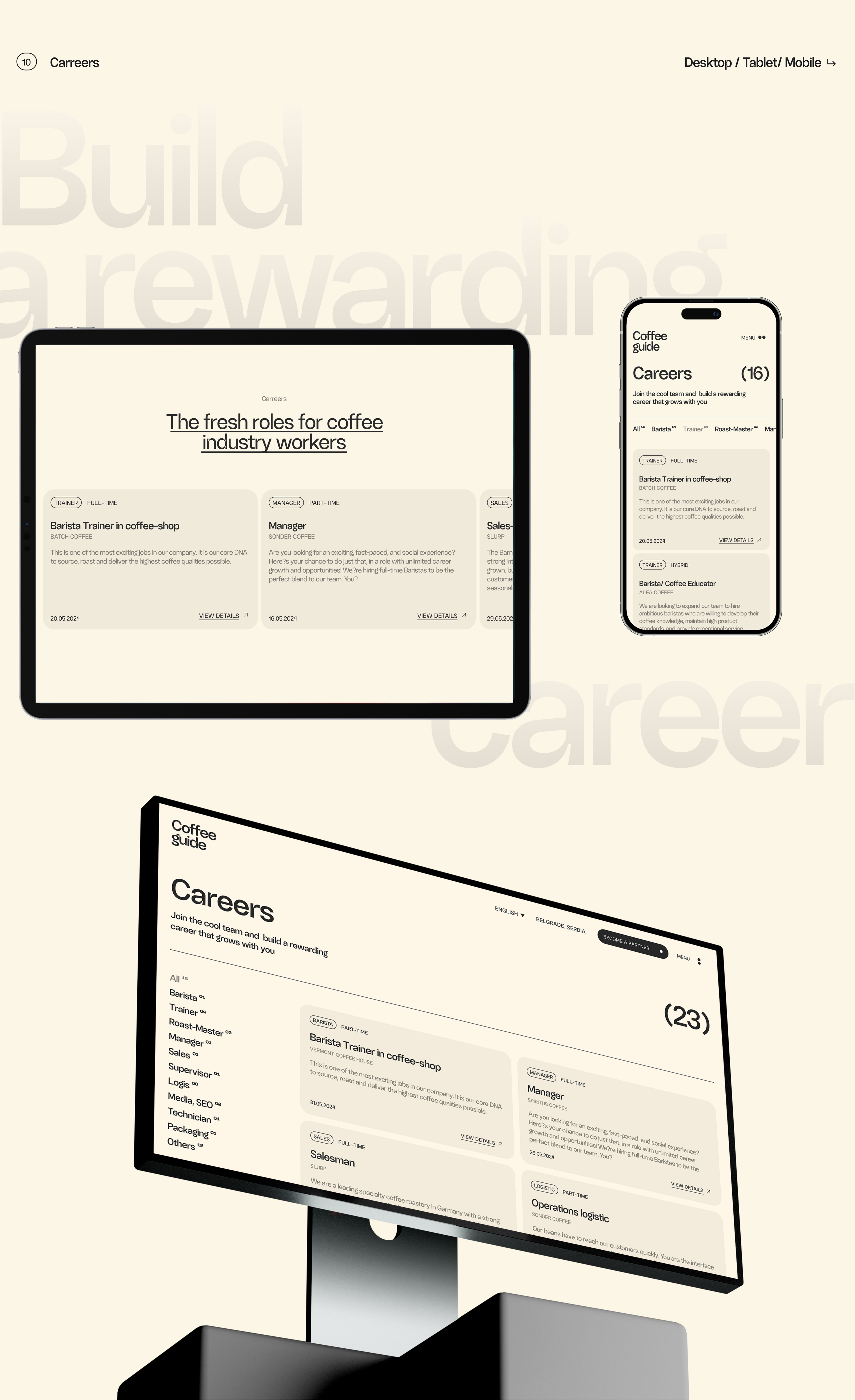 Coffee Guide. Web-site with best coffee-places. — Изображение №22 — Интерфейсы, Брендинг на Dprofile