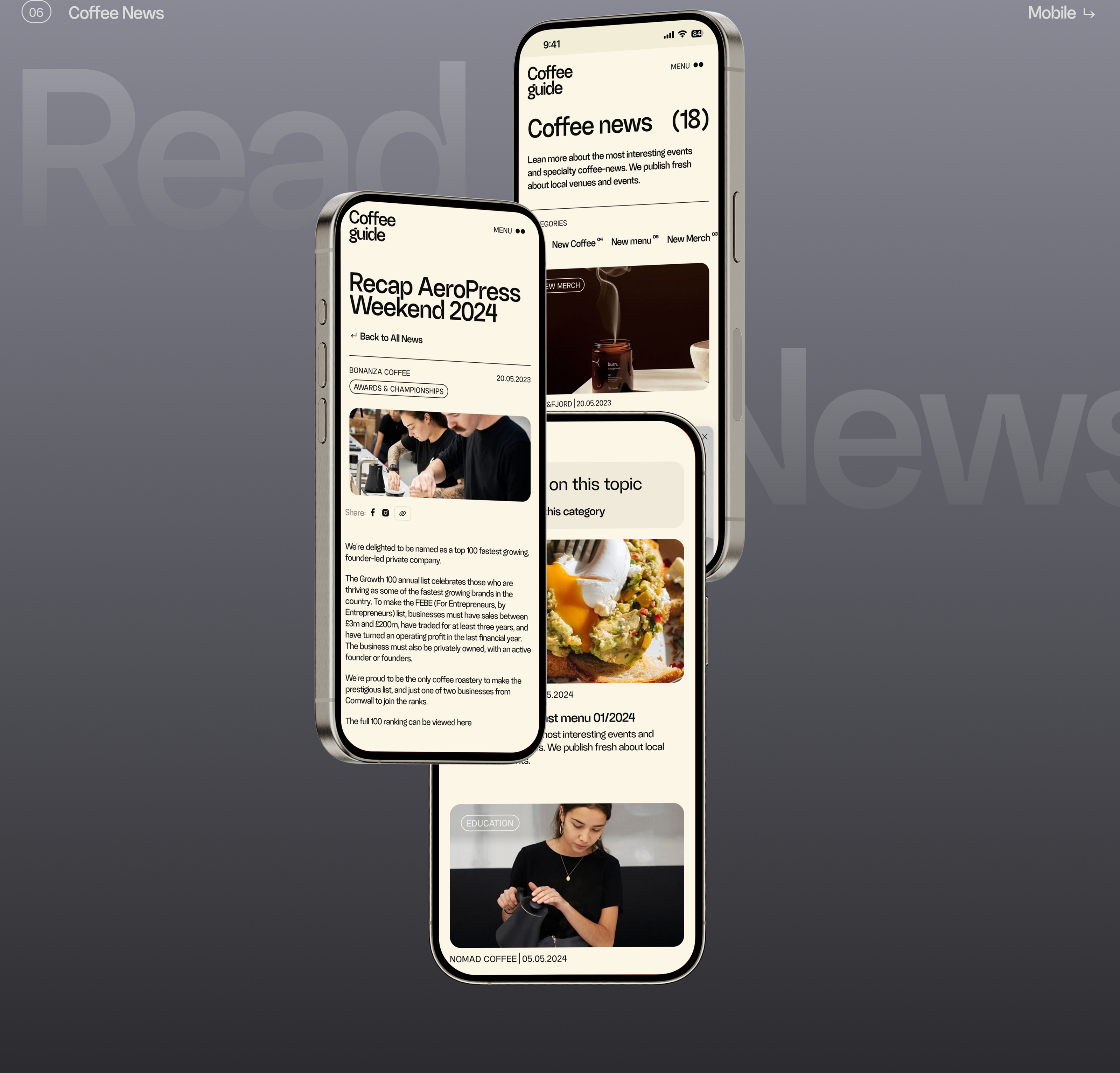 Coffee Guide. Web-site with best coffee-places. — Изображение №17 — Интерфейсы, Брендинг на Dprofile