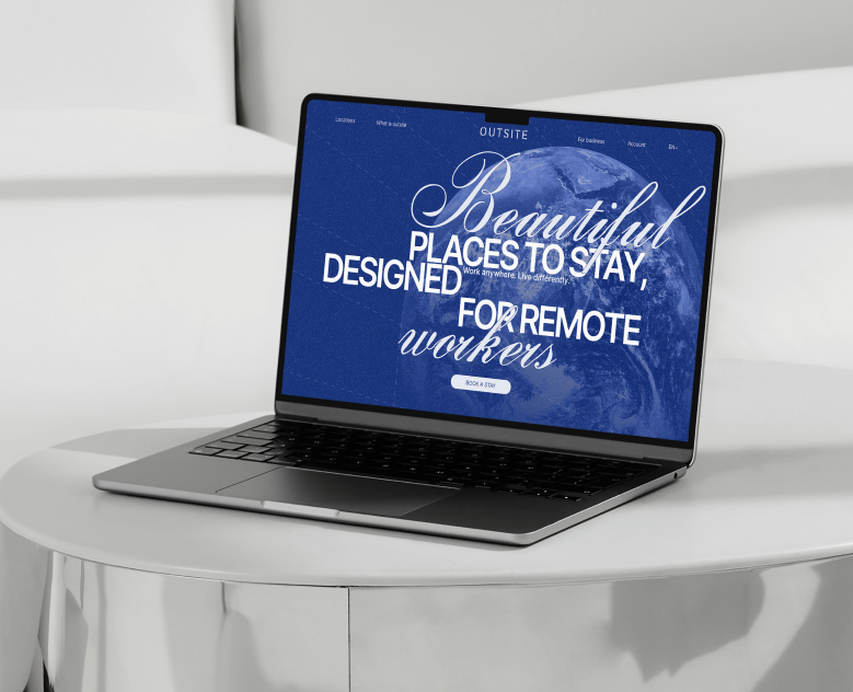 Outsite-Landing page на Dprofile