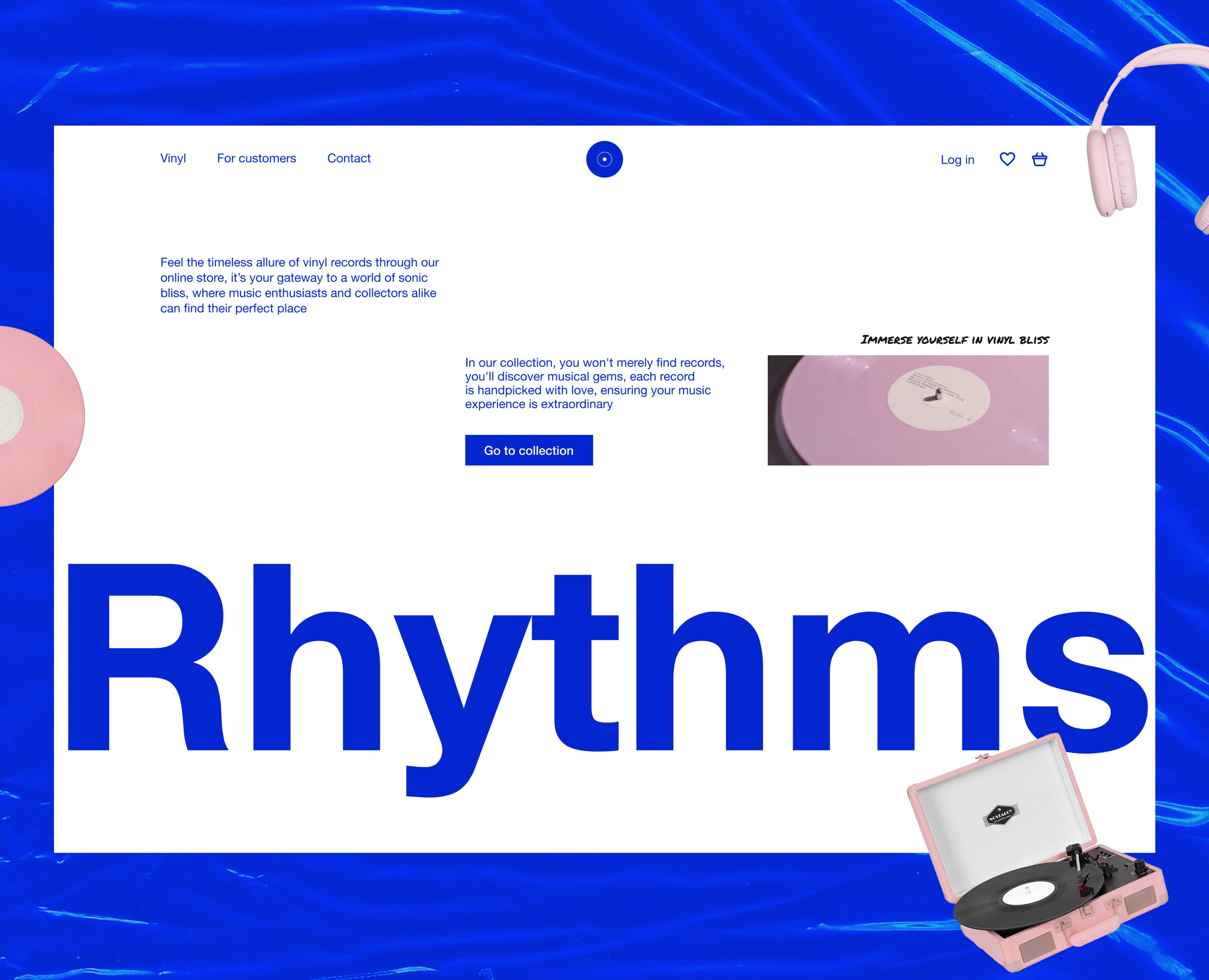 Website for online store of vinyl records | UX/UI — Интерфейсы, Брендинг на Dprofile