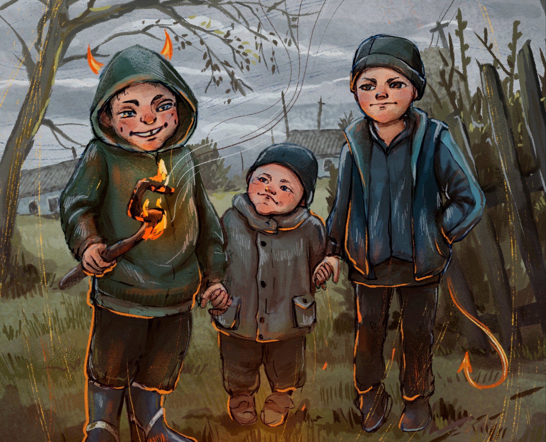 My nephews — Иллюстрация на Dprofile
