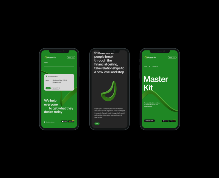 SUPER EGO — Интерфейсы, Брендинг на Dprofile