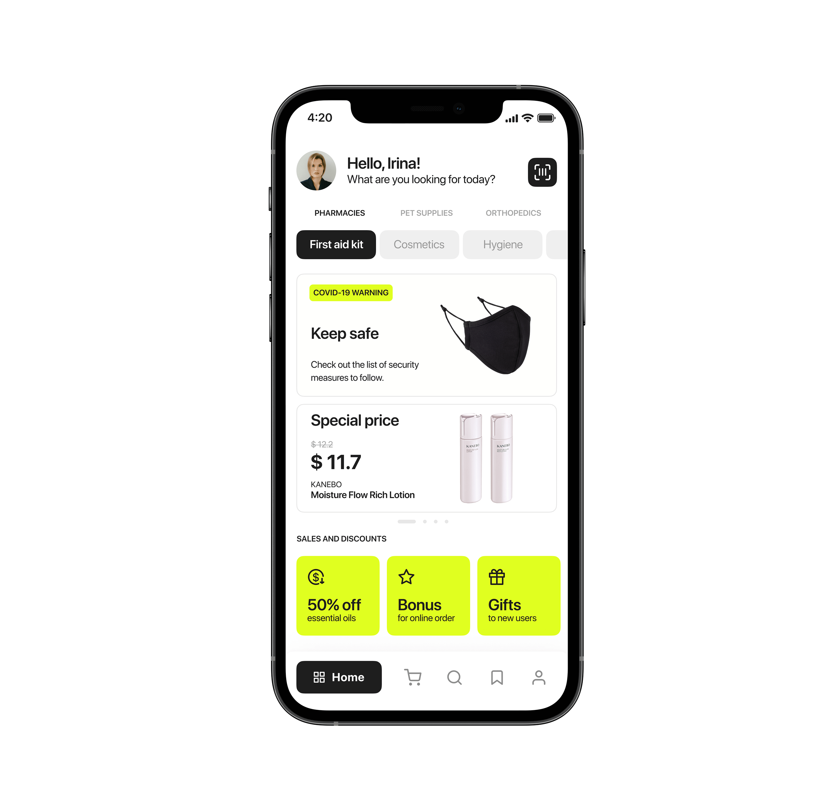 Farmacia Application — Изображение №2 — Интерфейсы, Брендинг на Dprofile