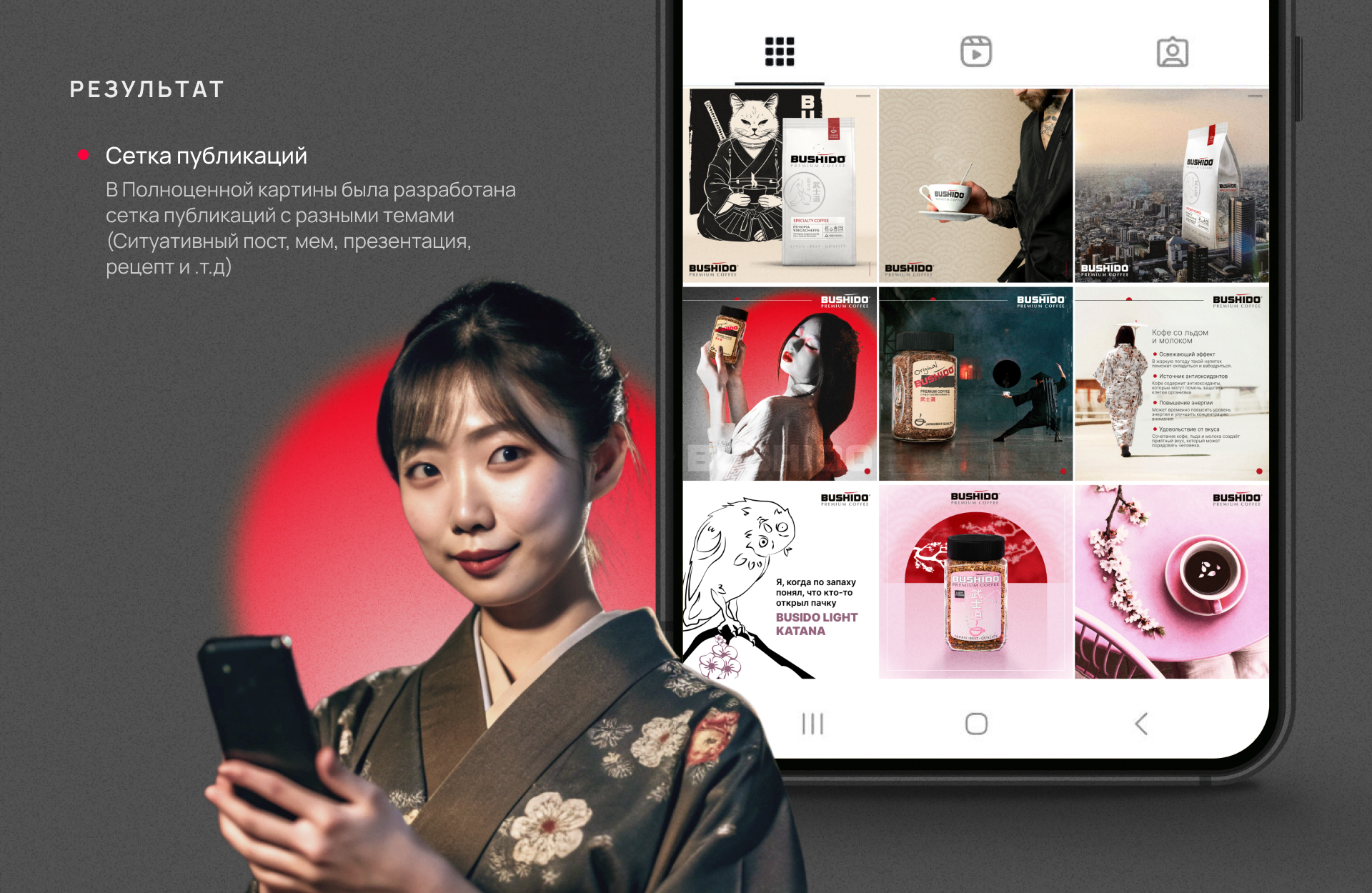 SMM-Design (coffee BUSHIDO) — Изображение №5 — Маркетинг на Dprofile