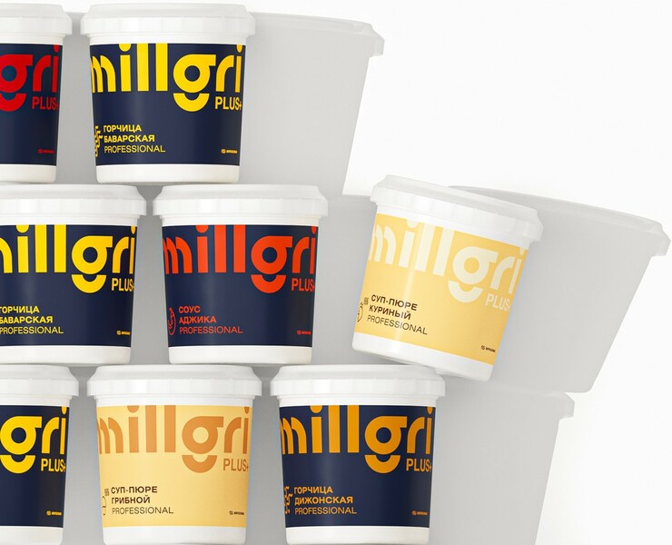 Millgri бренд ингредиентов — Брендинг на Dprofile