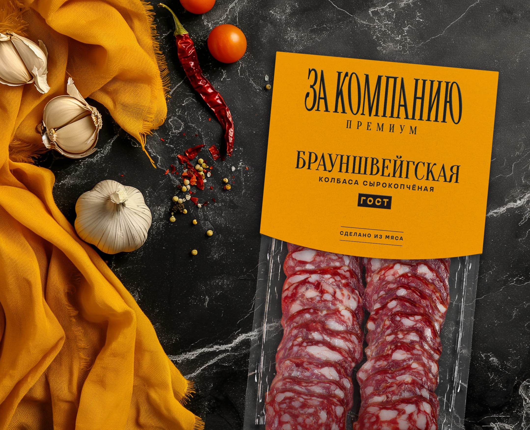 Лучше за компанию: бренд мясной продукции — Брендинг на Dprofile