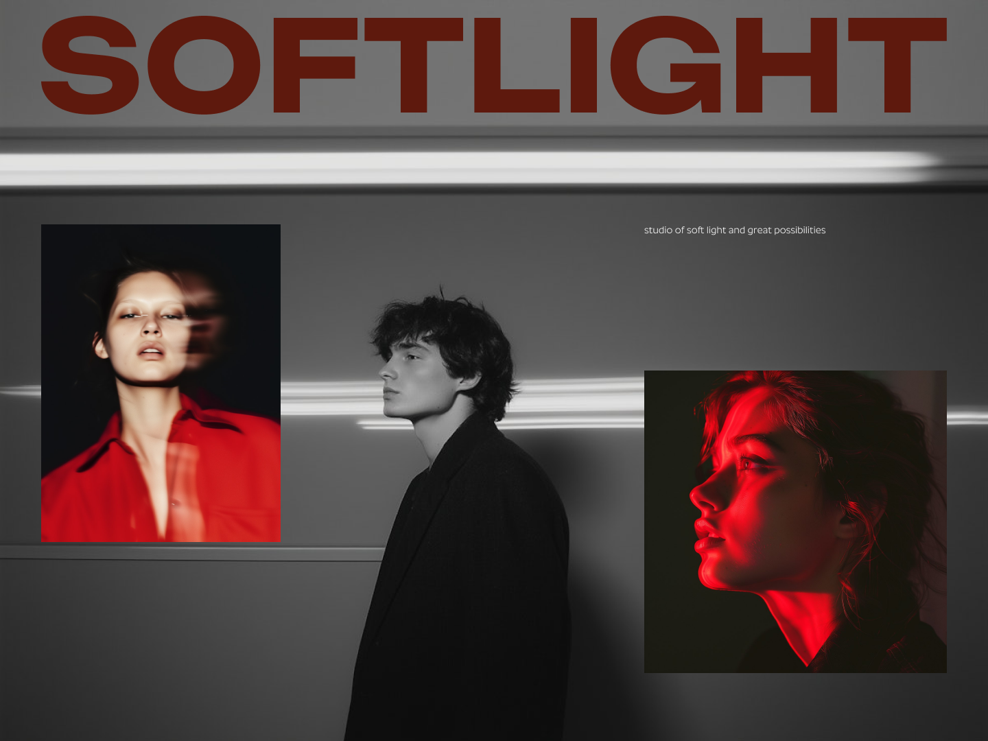 SoftLight - фотостудия — Изображение №1 — Интерфейсы, Брендинг на Dprofile
