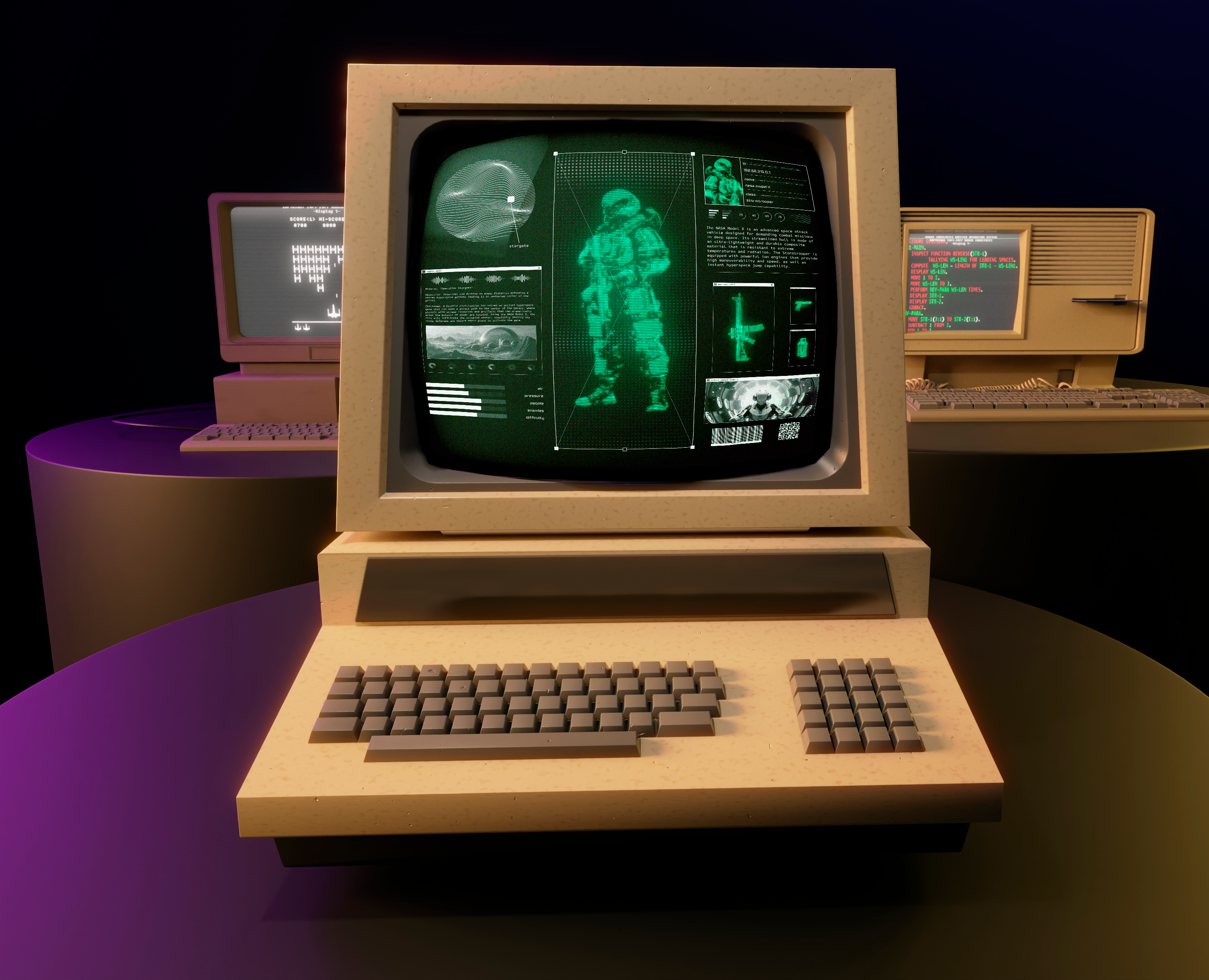 NASA Model-X interface — Интерфейсы на Dprofile