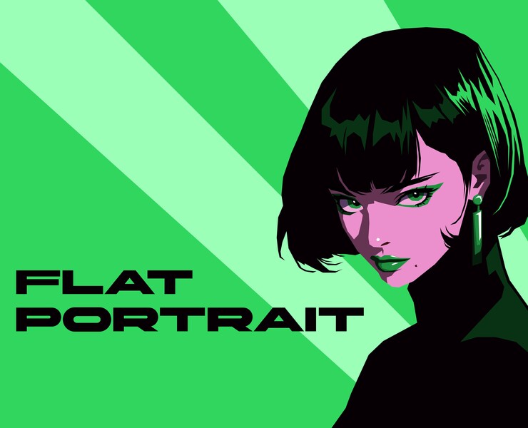 Портреты в стиле Pop Art — Иллюстрация, Графика на Dprofile