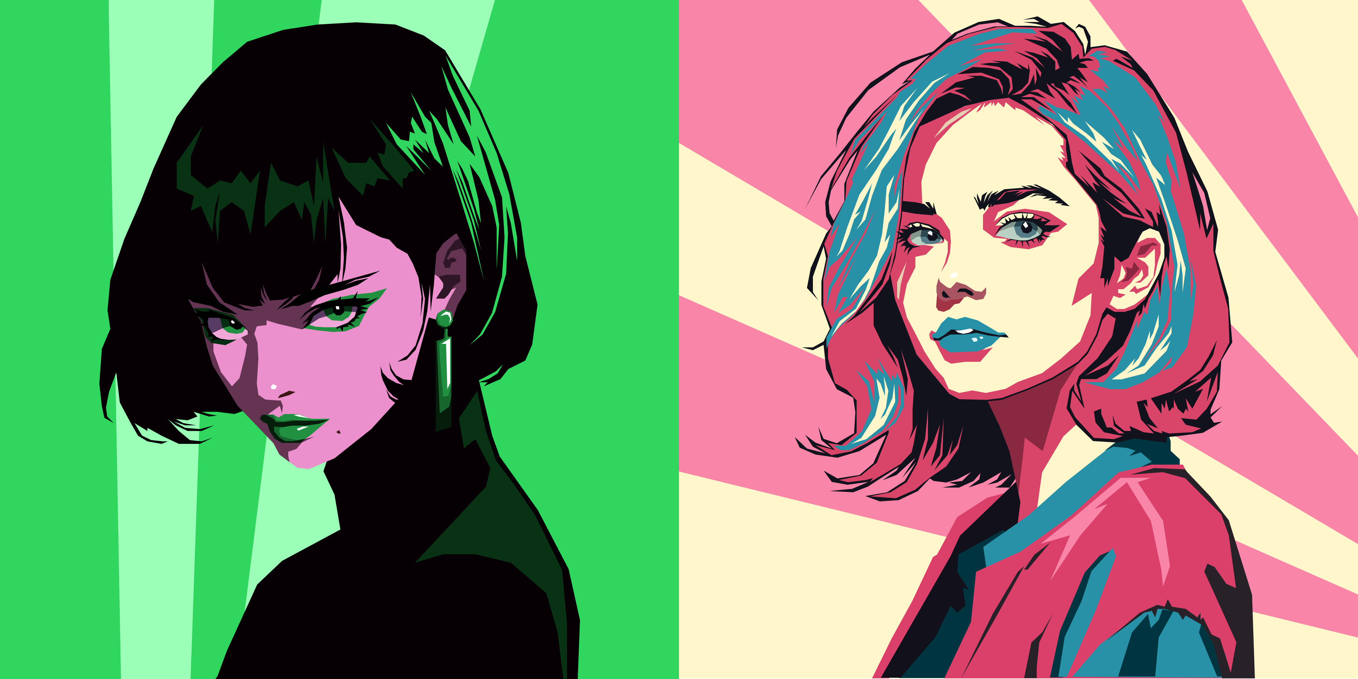 Портреты в стиле Pop Art — Изображение №4 — Иллюстрация, Графика на Dprofile