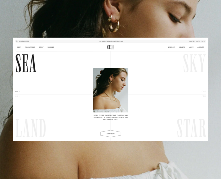 CECE — Интерфейсы, Брендинг на Dprofile