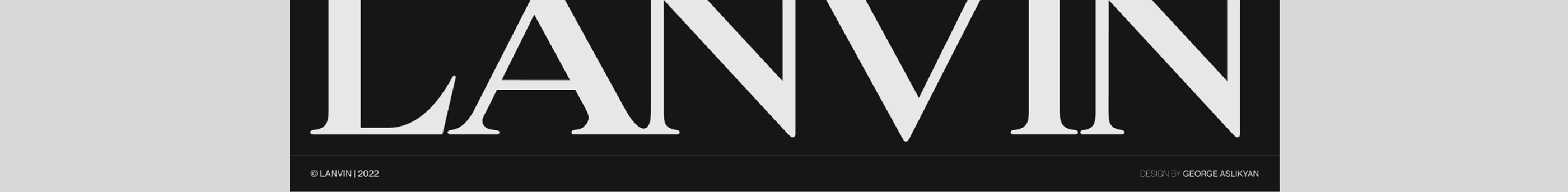 LANVIN — Изображение №6 — Интерфейсы, Брендинг на Dprofile