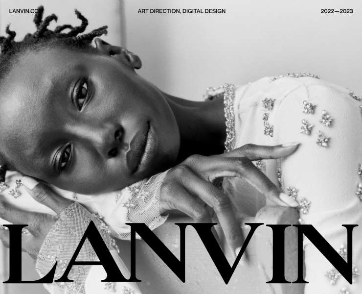 LANVIN — Интерфейсы, Брендинг на Dprofile