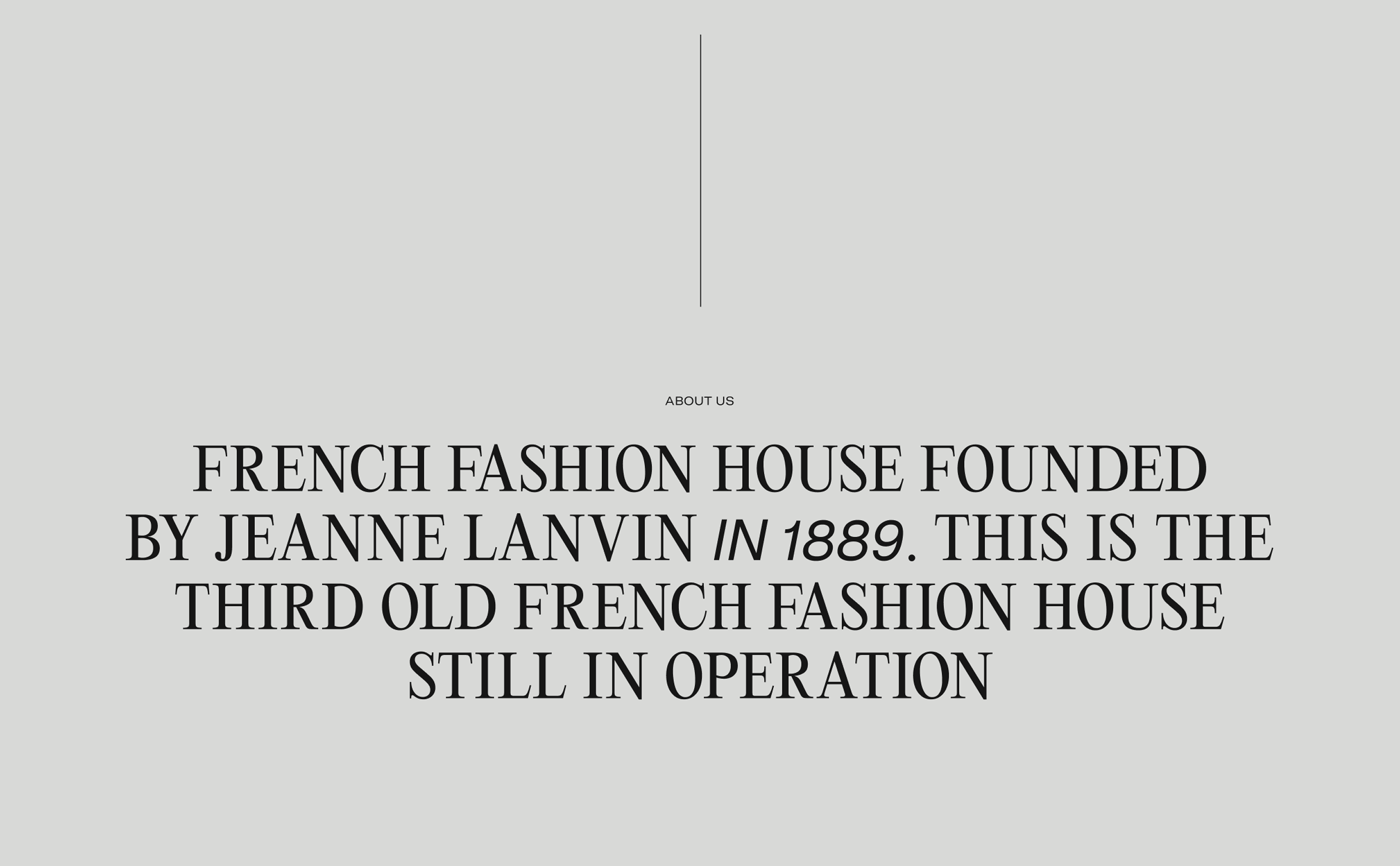 LANVIN — Изображение №3 — Интерфейсы, Брендинг на Dprofile