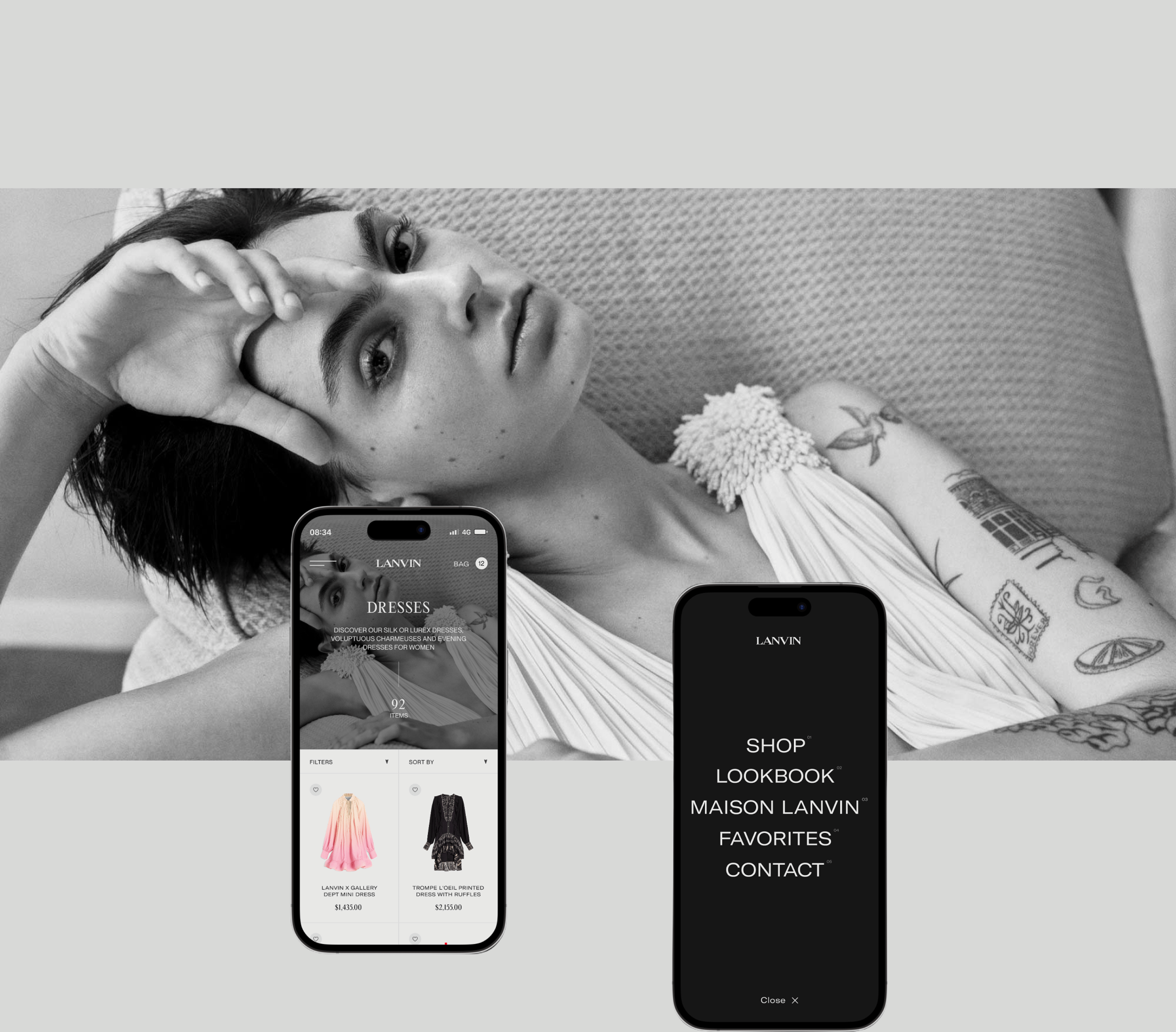 LANVIN — Изображение №10 — Интерфейсы, Брендинг на Dprofile