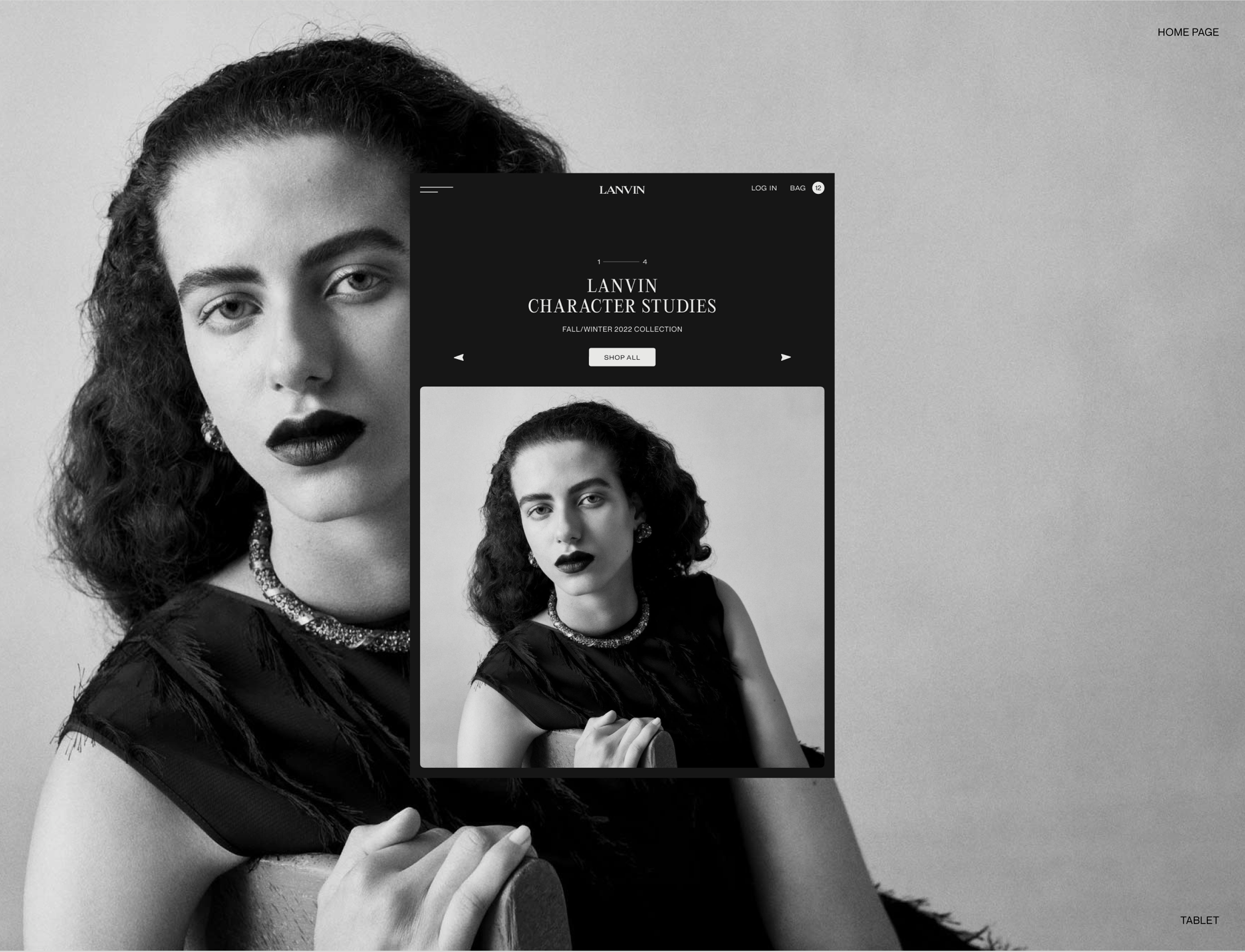 LANVIN — Изображение №8 — Интерфейсы, Брендинг на Dprofile