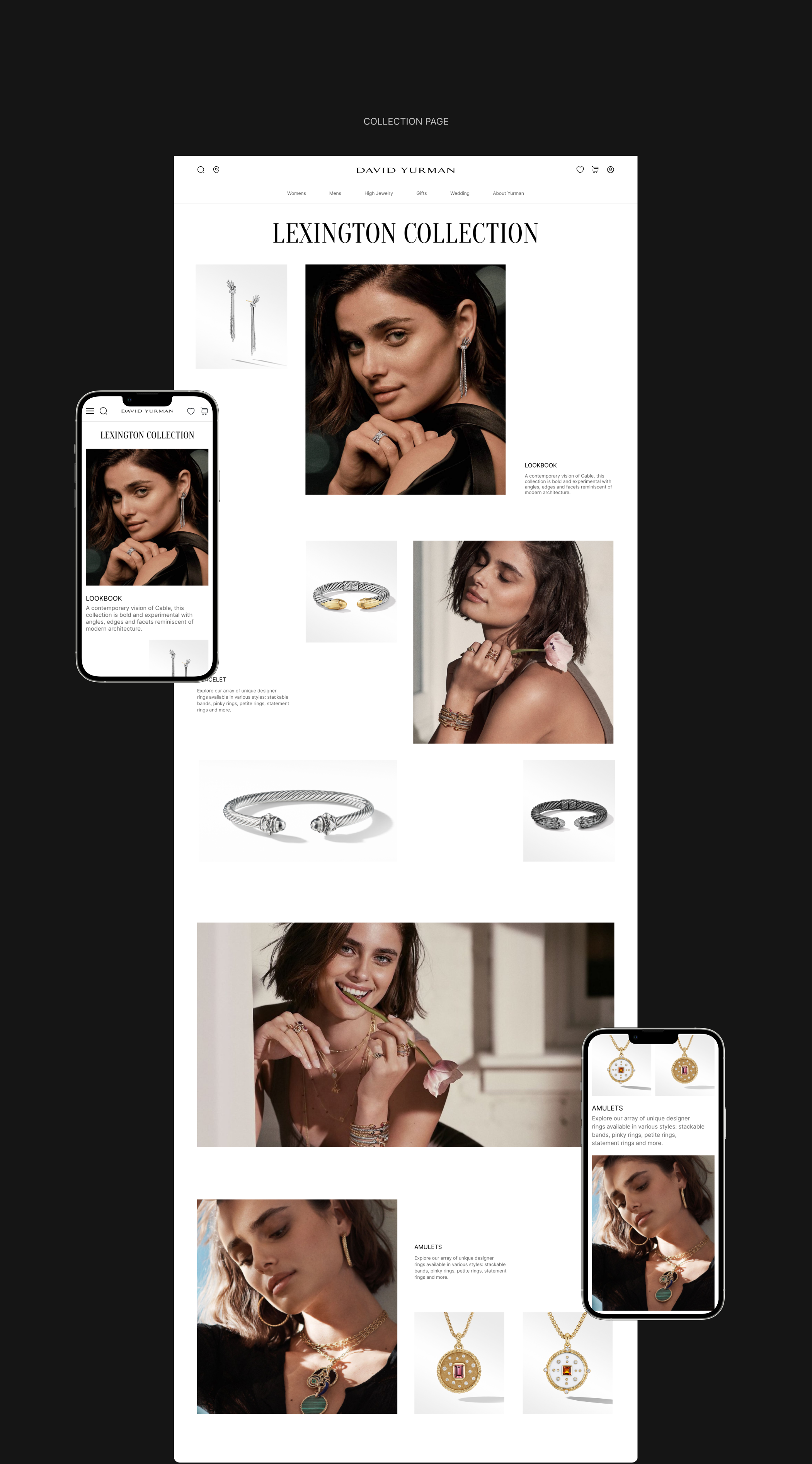 David Yurman / E-commerce redesign — Изображение №4 — Интерфейсы на Dprofile