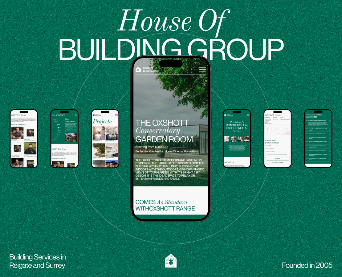 House of Building Group | Corporate site redesign — Интерфейсы, Анимация на Dprofile
