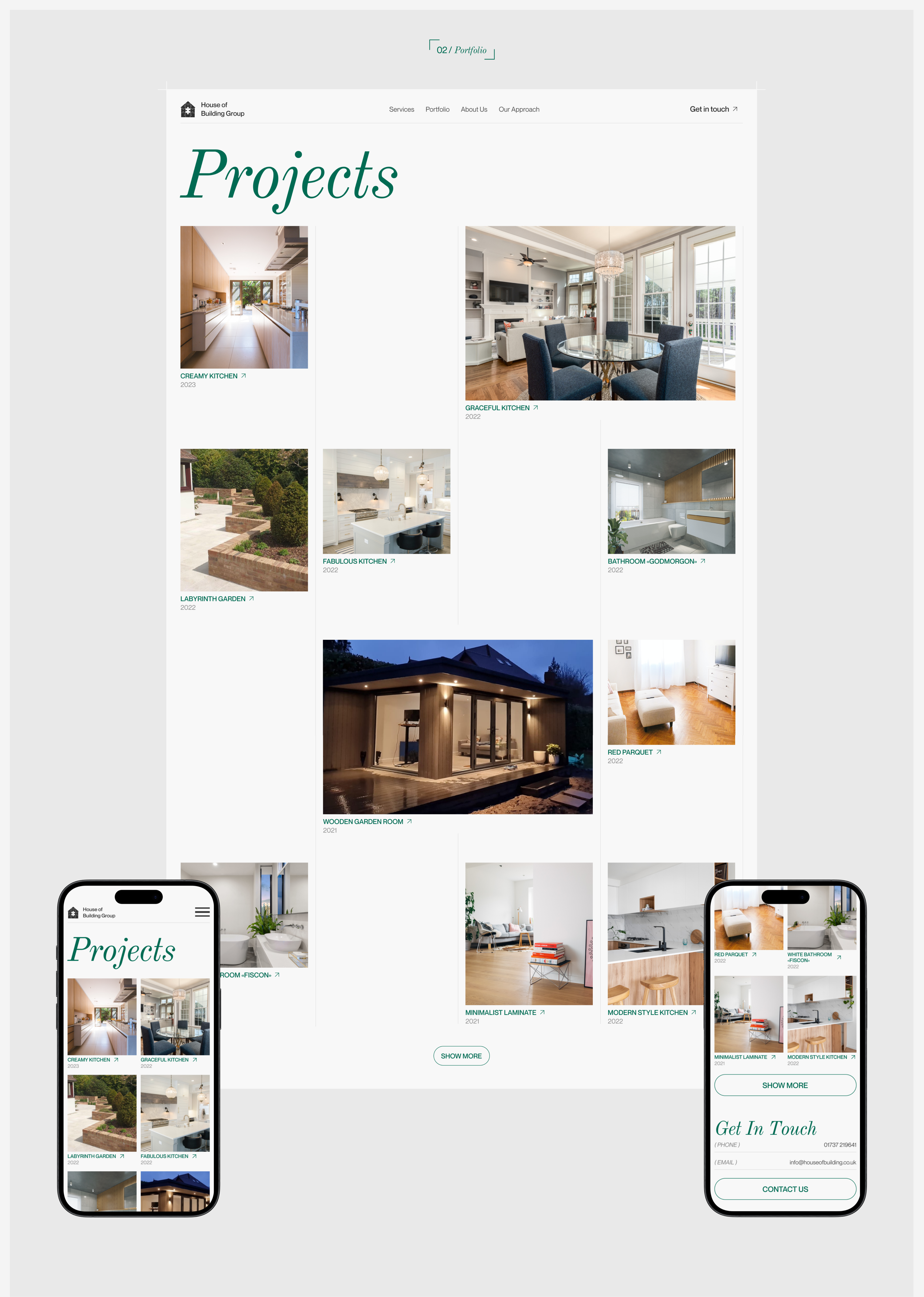 House of Building Group | Corporate site redesign — Изображение №5 — Интерфейсы, Анимация на Dprofile