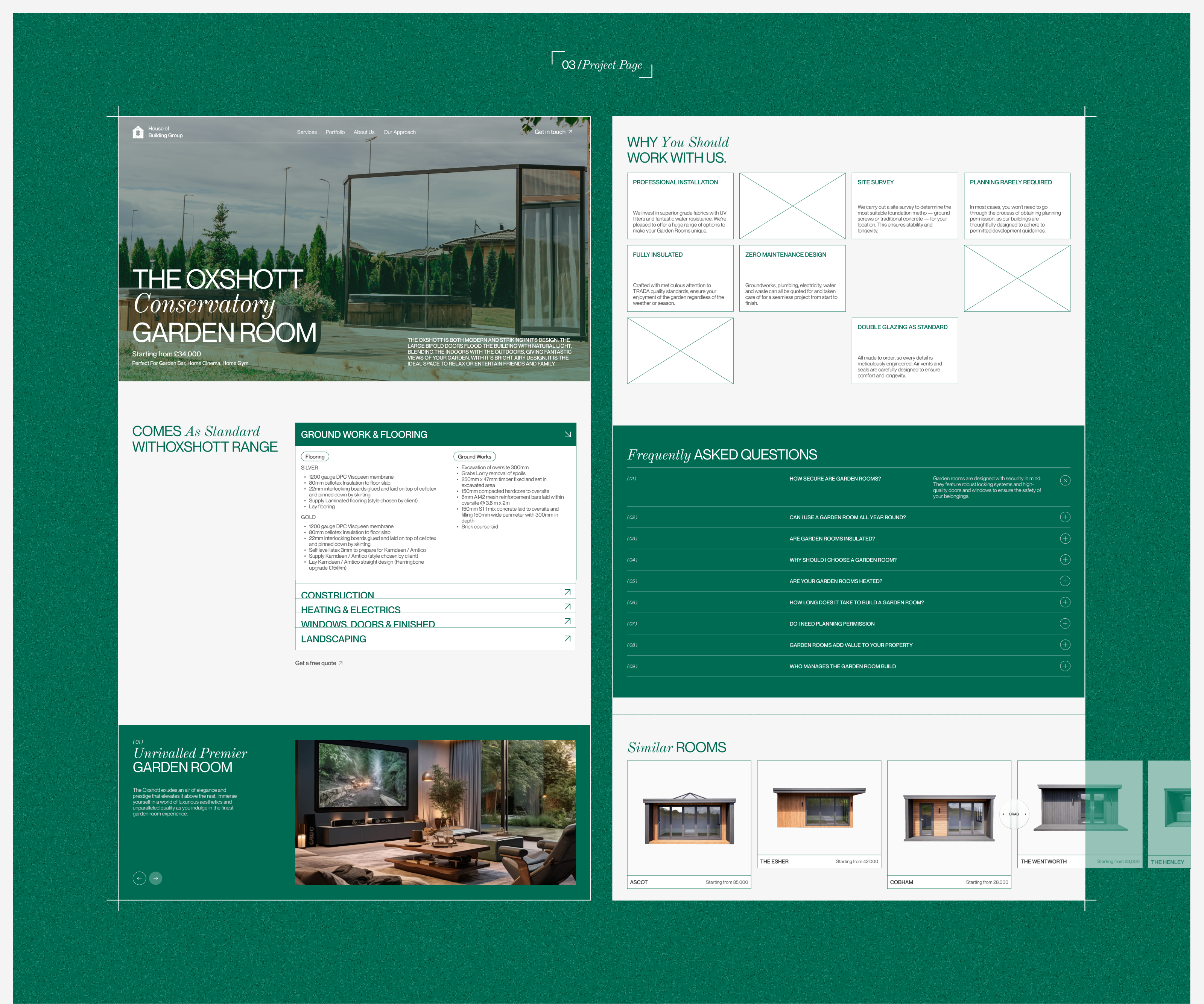 House of Building Group | Corporate site redesign — Изображение №6 — Интерфейсы, Анимация на Dprofile