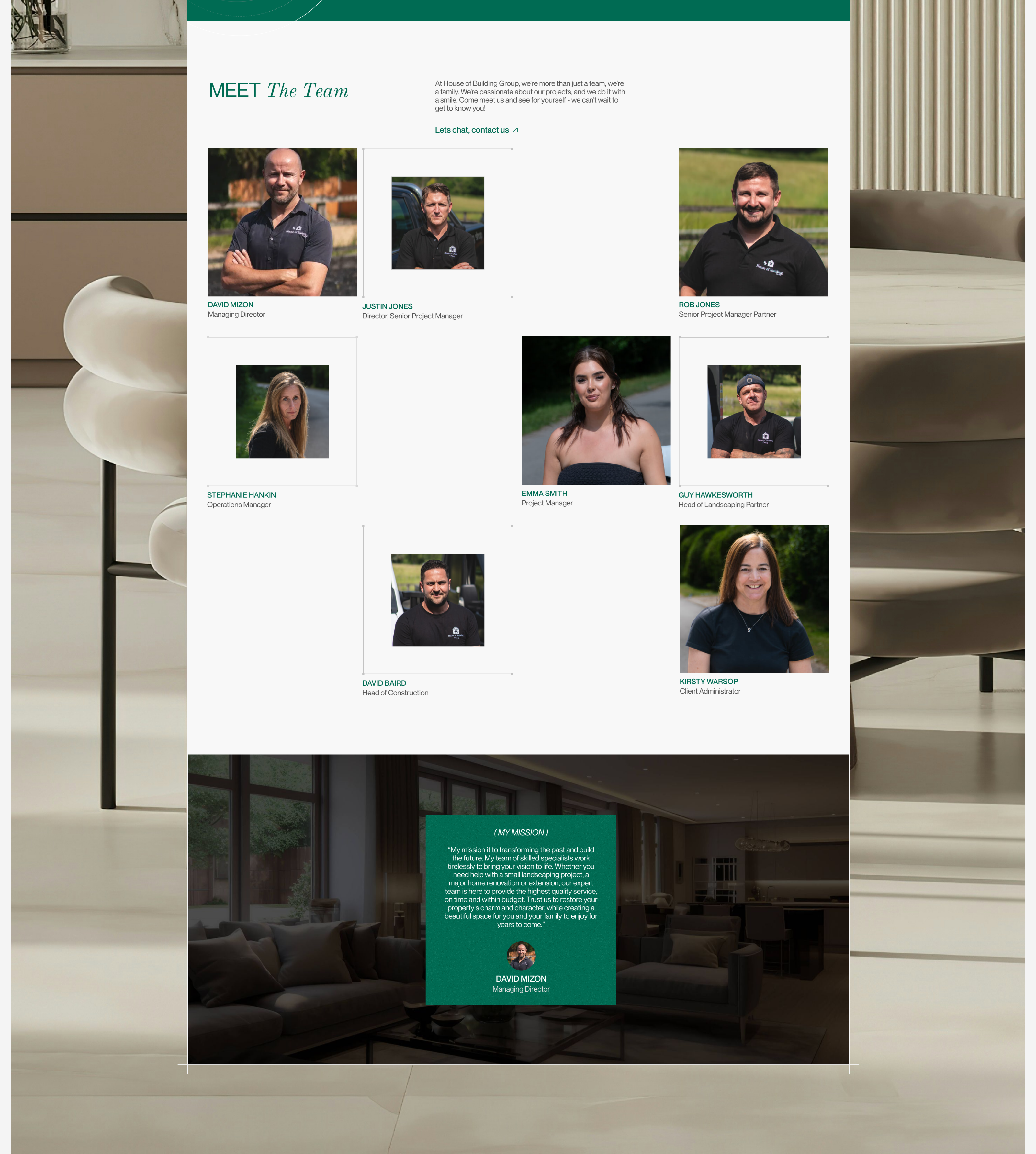 House of Building Group | Corporate site redesign — Изображение №12 — Интерфейсы, Анимация на Dprofile