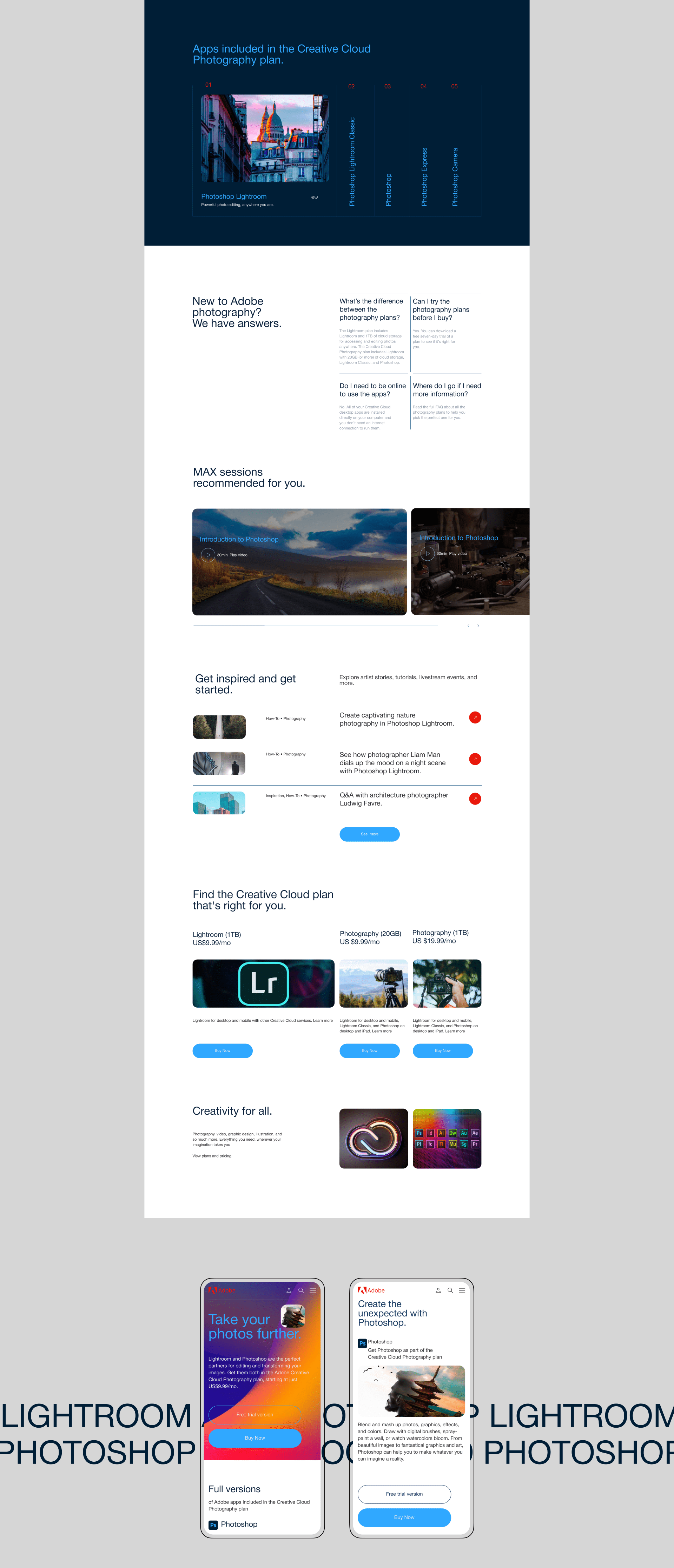 Adobe - Corporate Website Redesign — Изображение №6 — Интерфейсы, Брендинг на Dprofile
