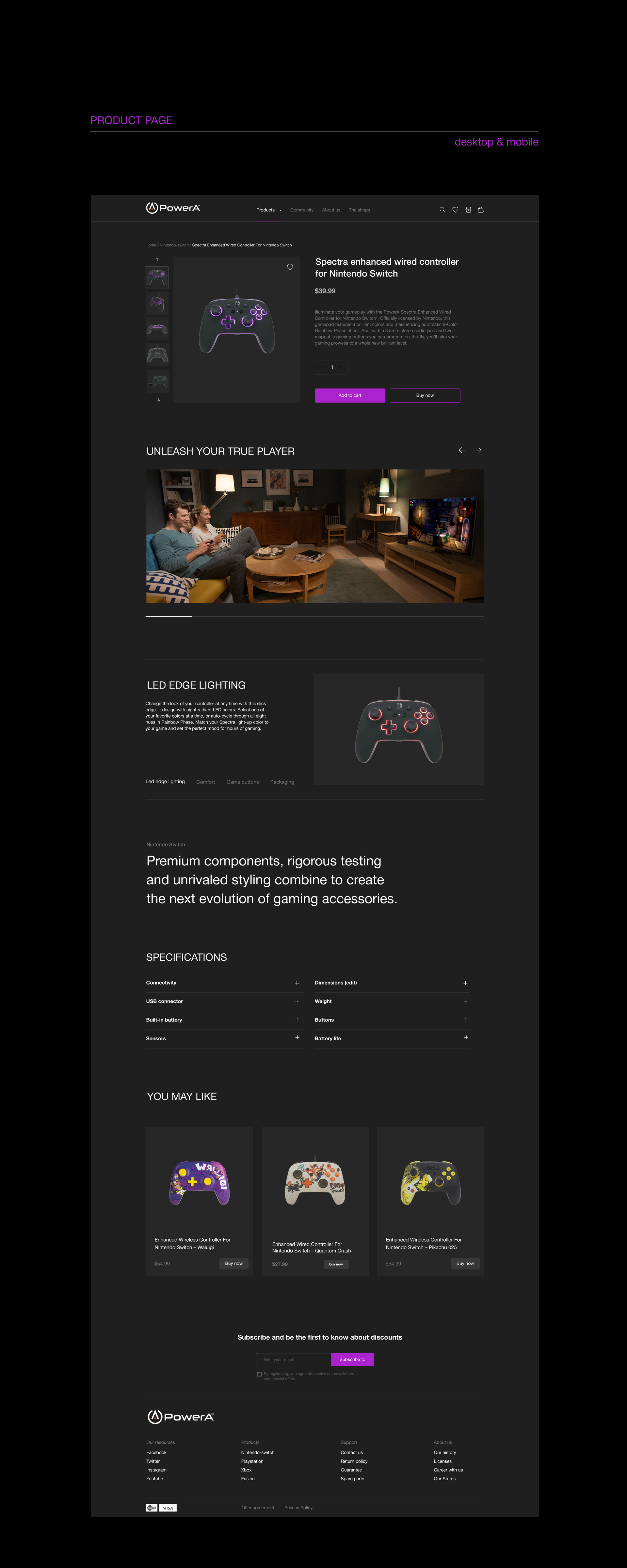 redesign e-commerce Powera — Изображение №7 — Интерфейсы на Dprofile