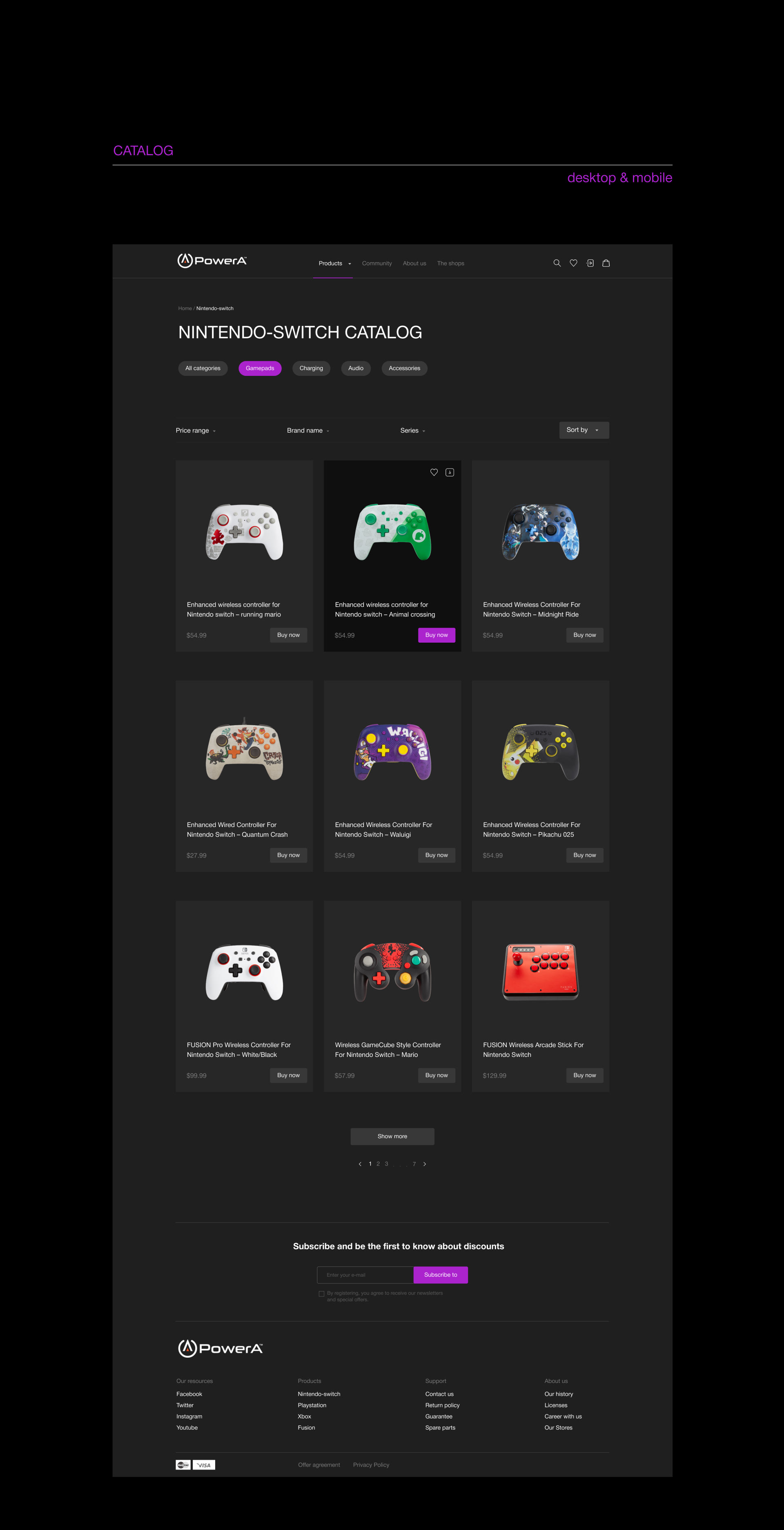 redesign e-commerce Powera — Изображение №5 — Интерфейсы на Dprofile