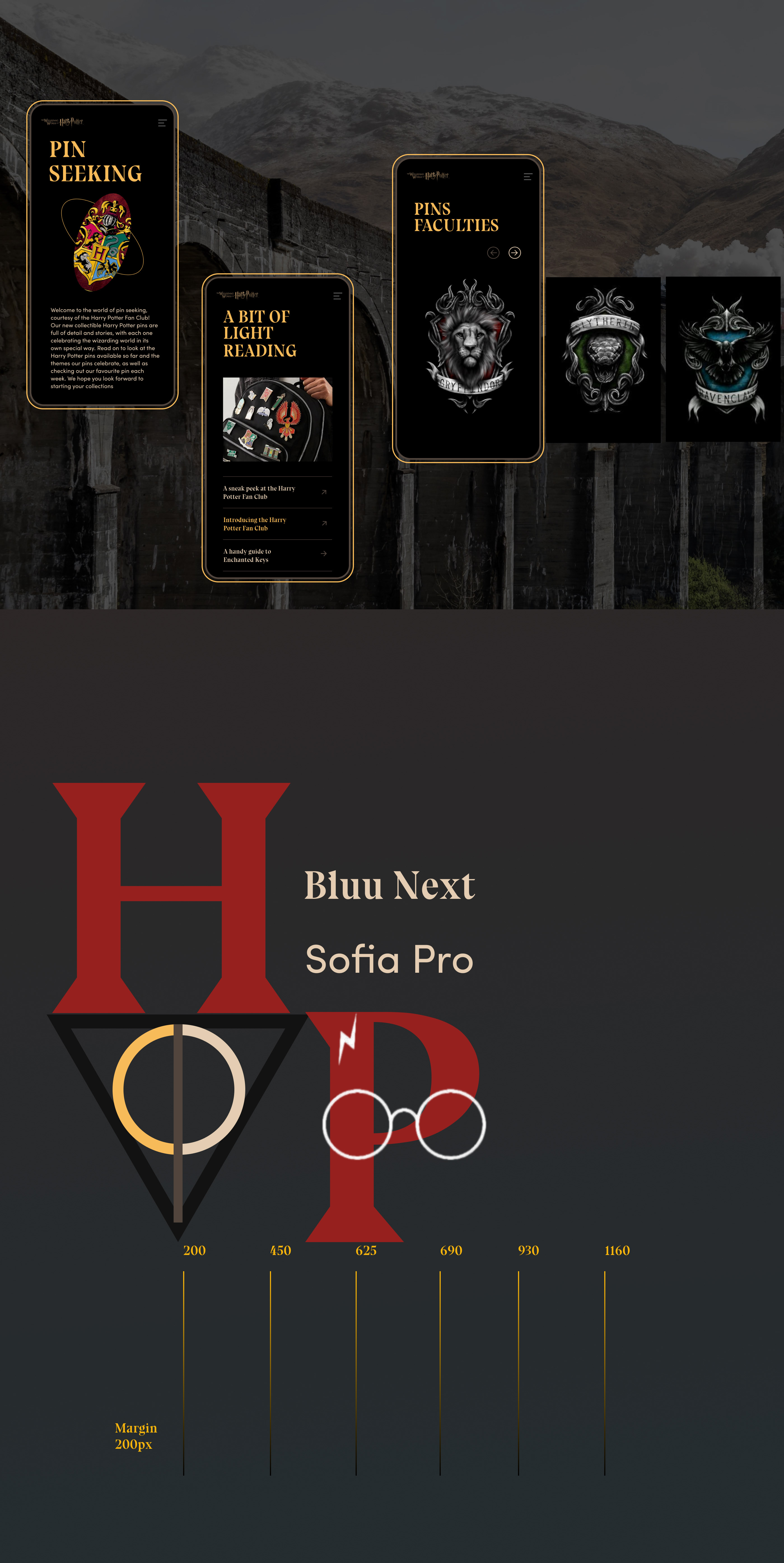 Harry Potter — Изображение №10 — Интерфейсы, Брендинг на Dprofile