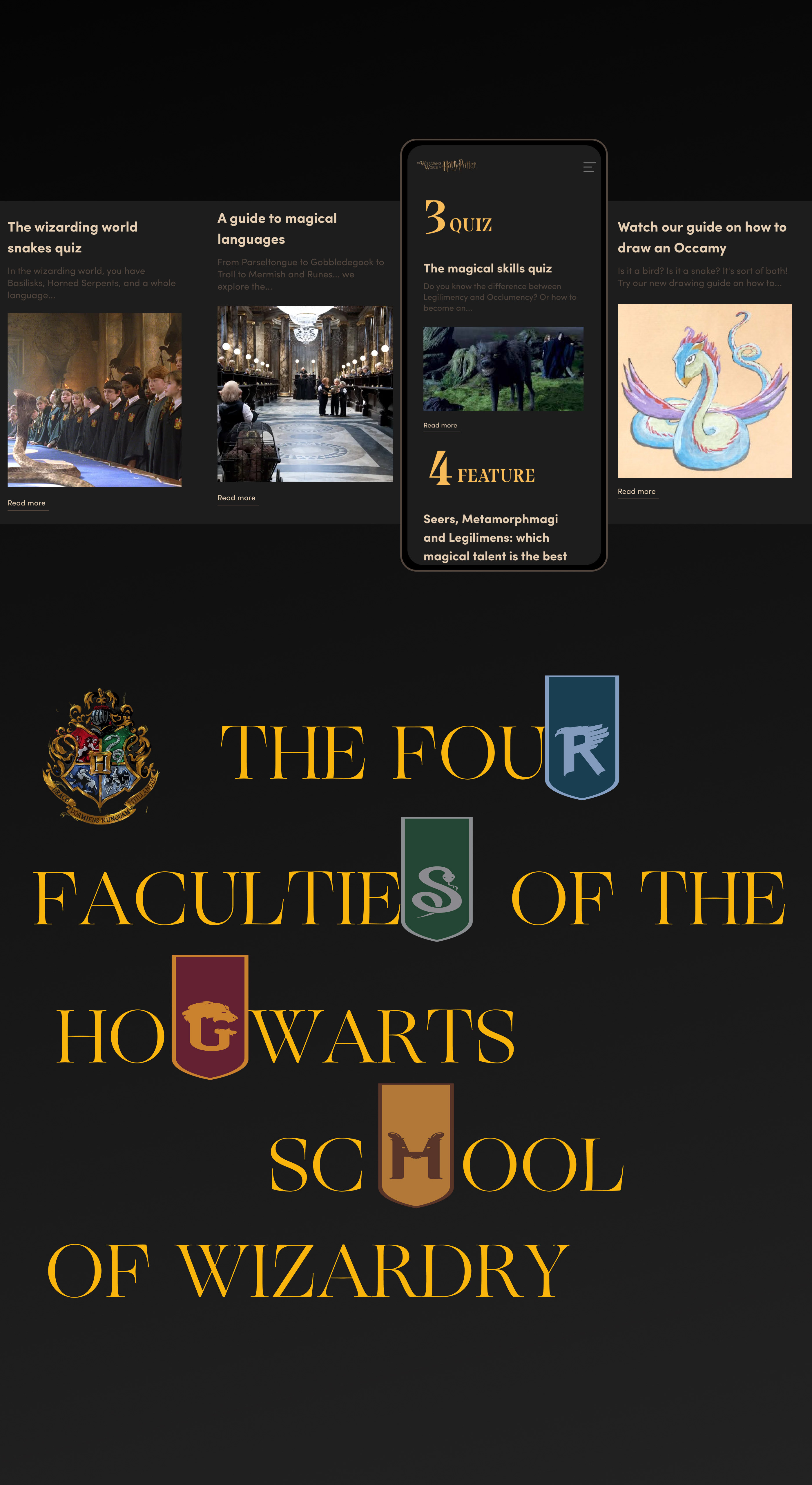 Harry Potter — Изображение №8 — Интерфейсы, Брендинг на Dprofile