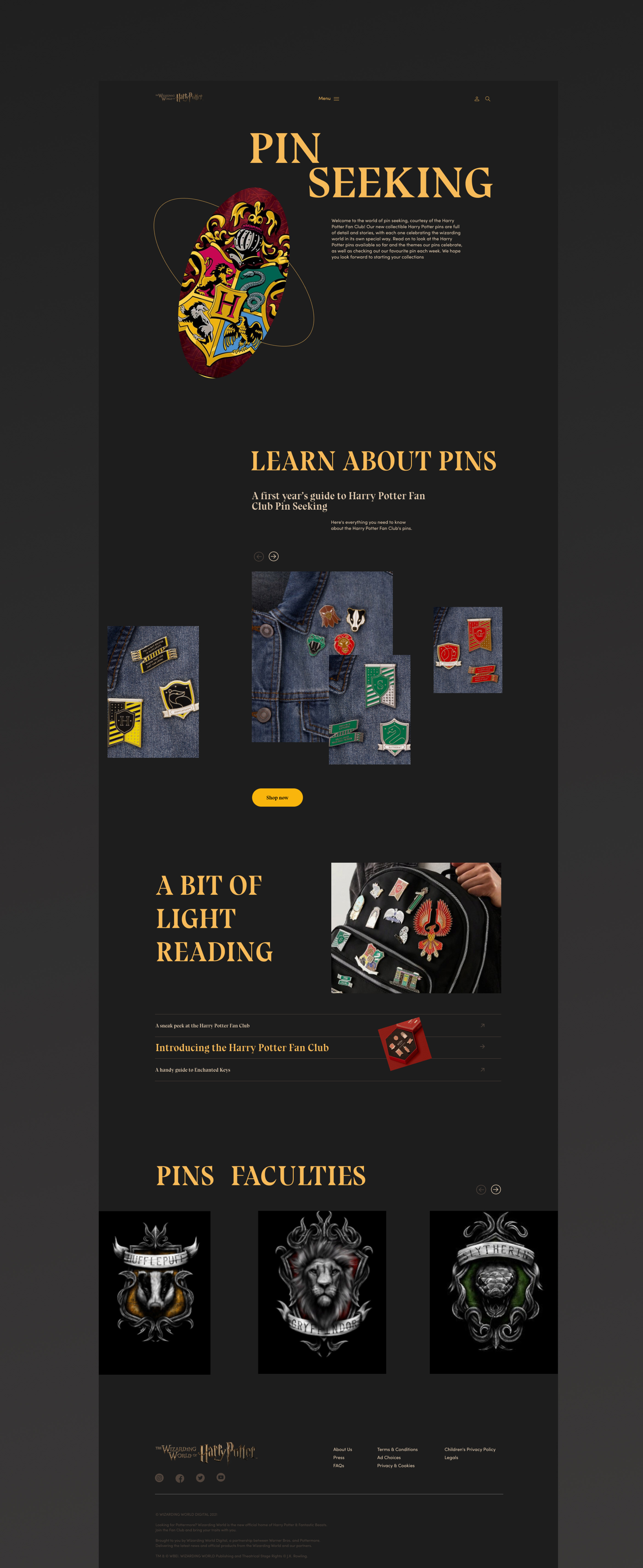 Harry Potter — Изображение №9 — Интерфейсы, Брендинг на Dprofile