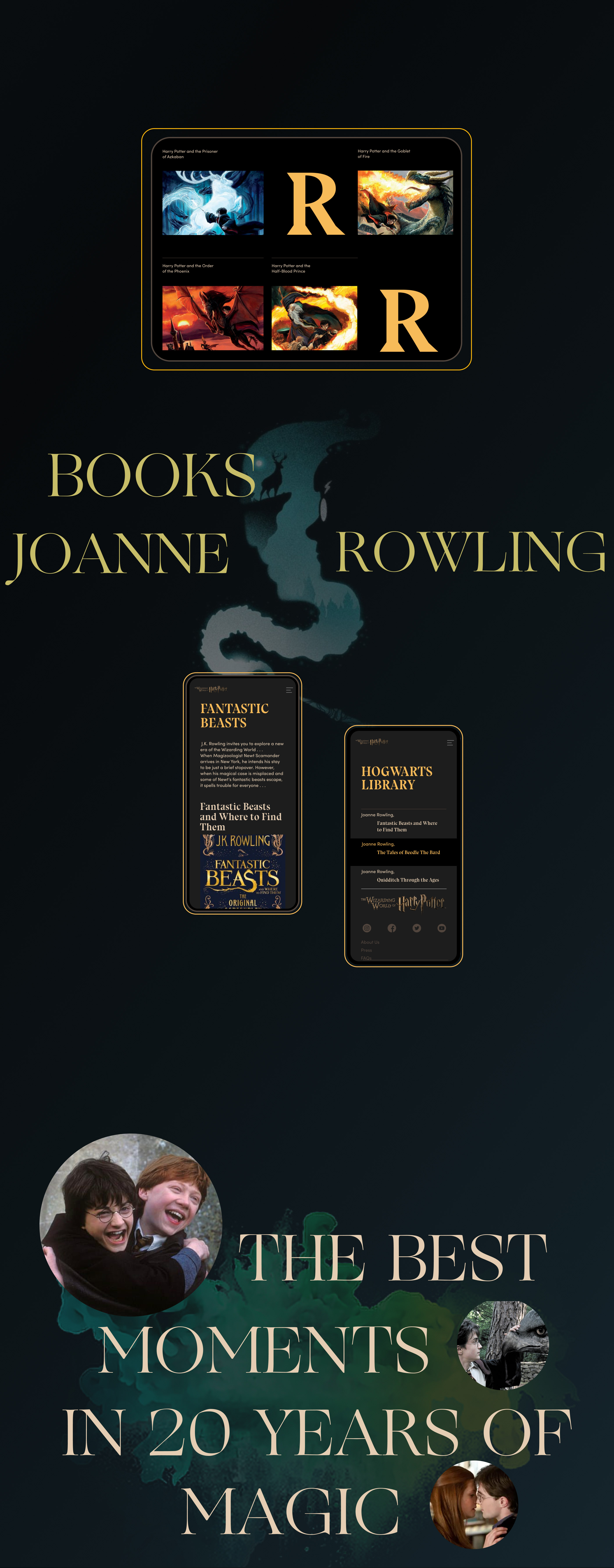 Harry Potter — Изображение №6 — Интерфейсы, Брендинг на Dprofile