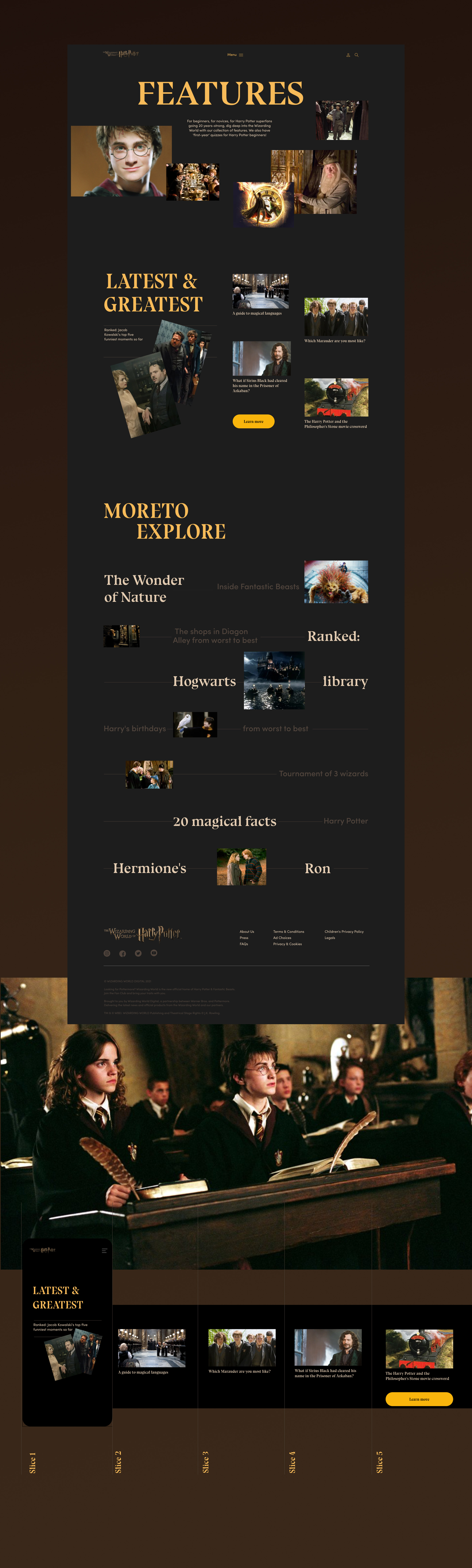 Harry Potter — Изображение №4 — Интерфейсы, Брендинг на Dprofile
