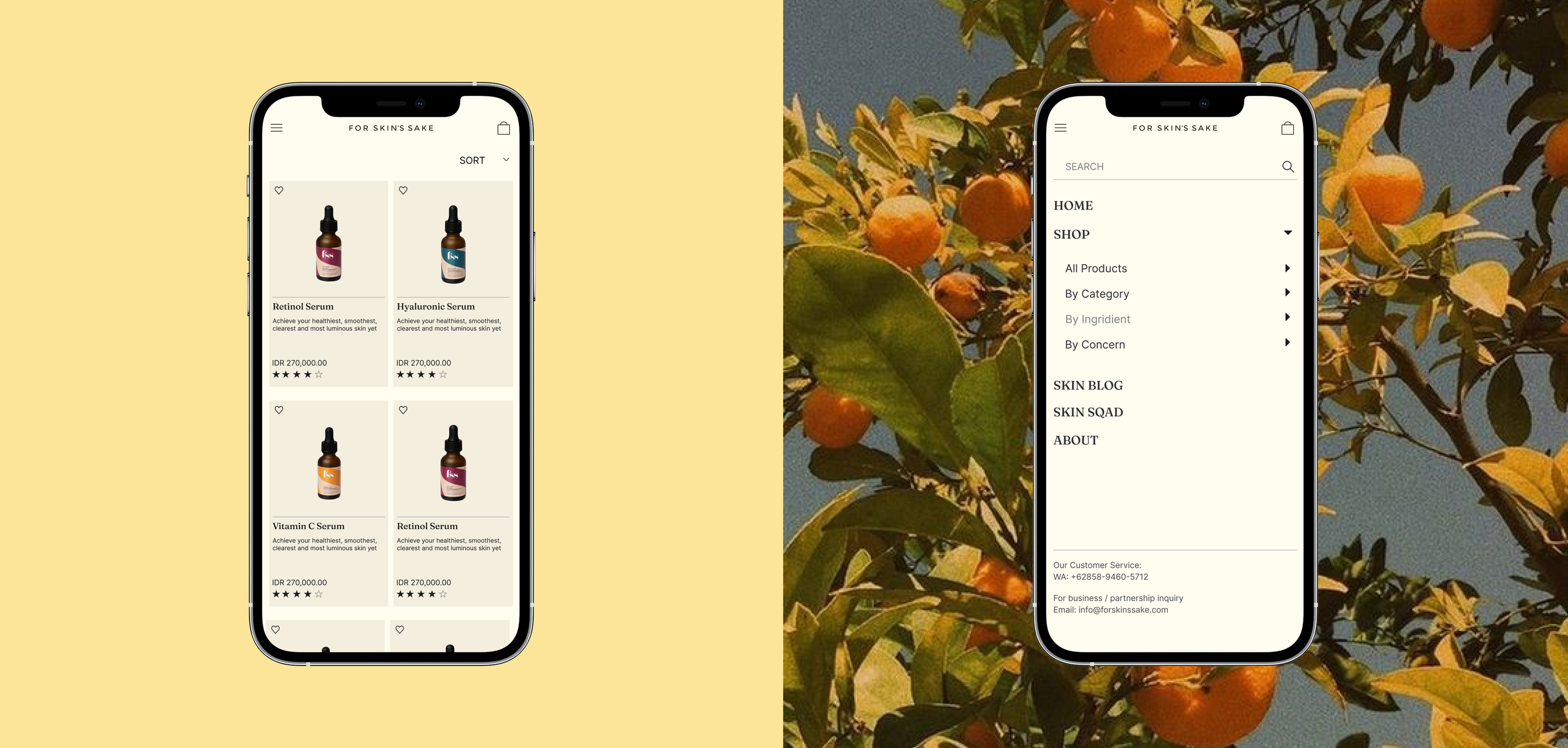 FOR SKIN SAKE — Изображение №6 — Интерфейсы на Dprofile