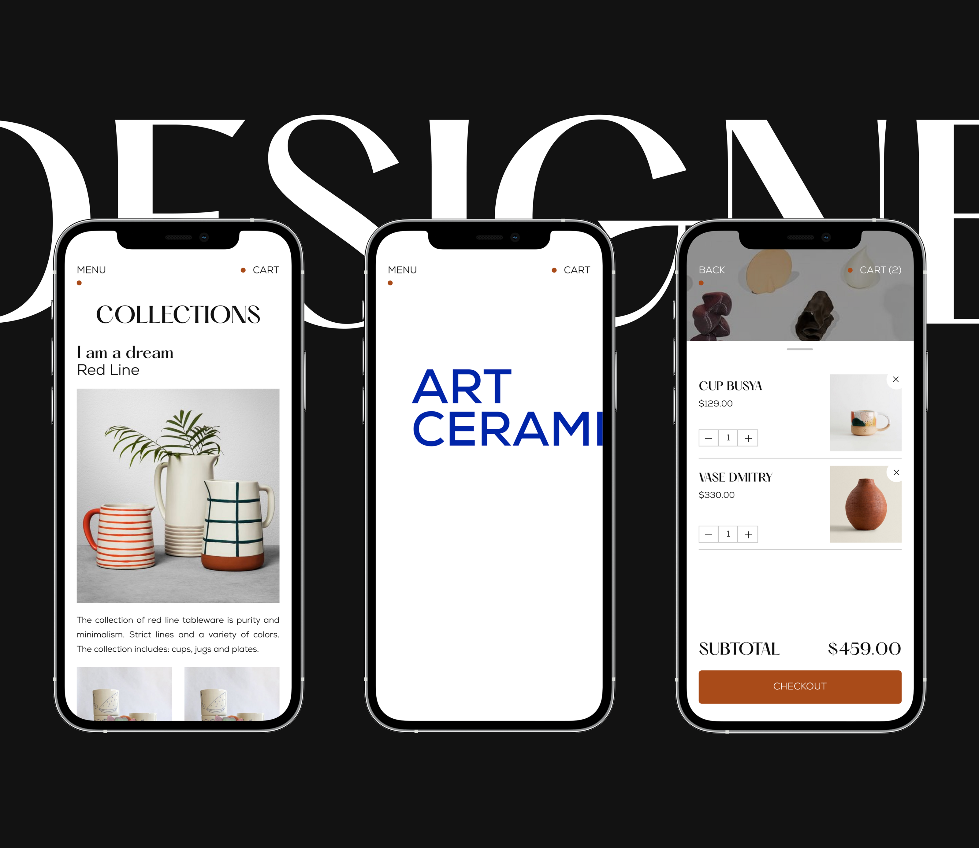 Art Ceramics— Website — Изображение №7 — Интерфейсы на Dprofile