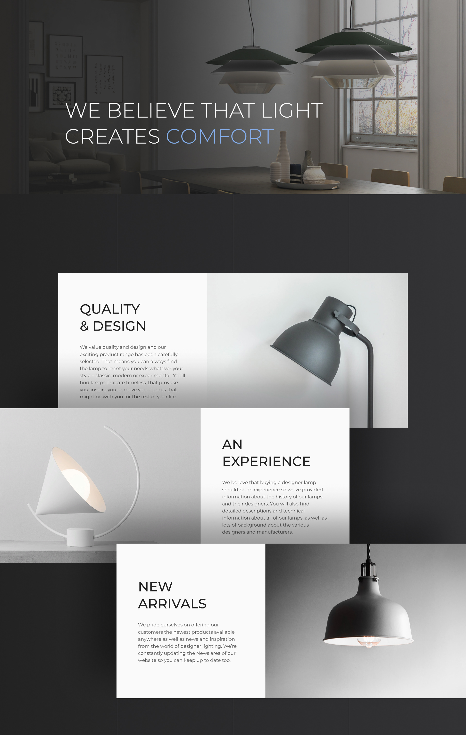 «Illuminate» lamp shop — Изображение №10 — Интерфейсы на Dprofile