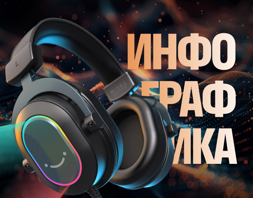 Инфографика наушники — Изображение №1 — Иллюстрация, Маркетинг на Dprofile