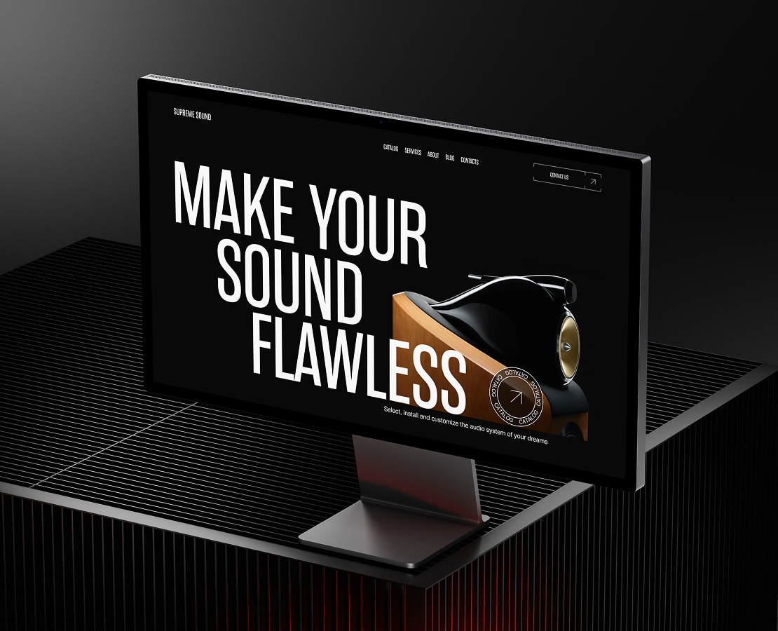 Supreme Sound | UX-UI Design — Интерфейсы, Брендинг на Dprofile