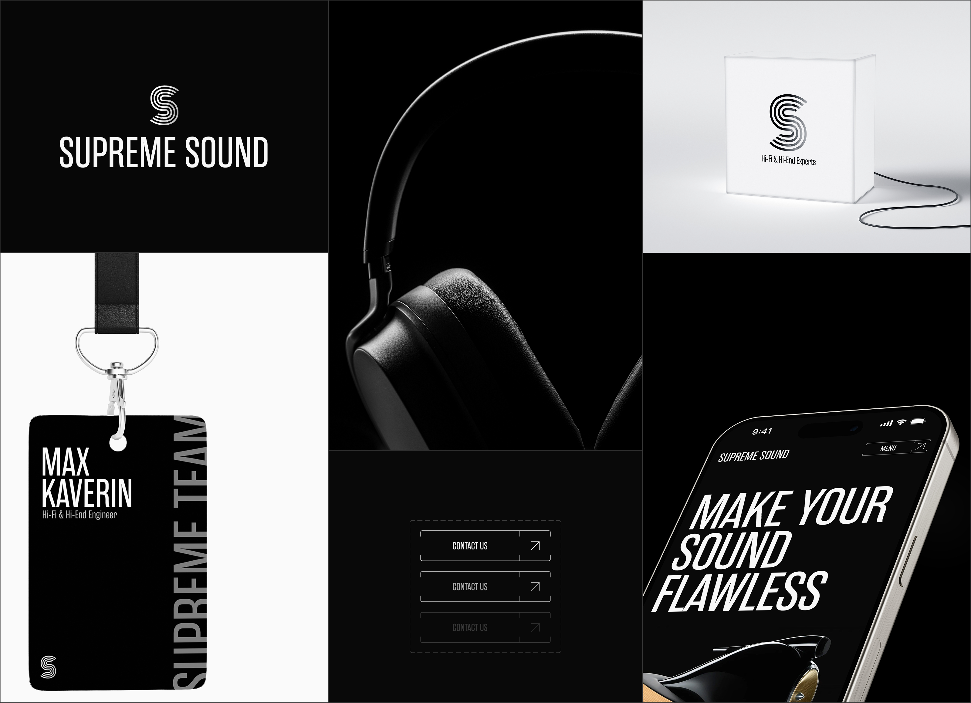 Supreme Sound | UX-UI Design — Изображение №3 — Интерфейсы, Брендинг на Dprofile