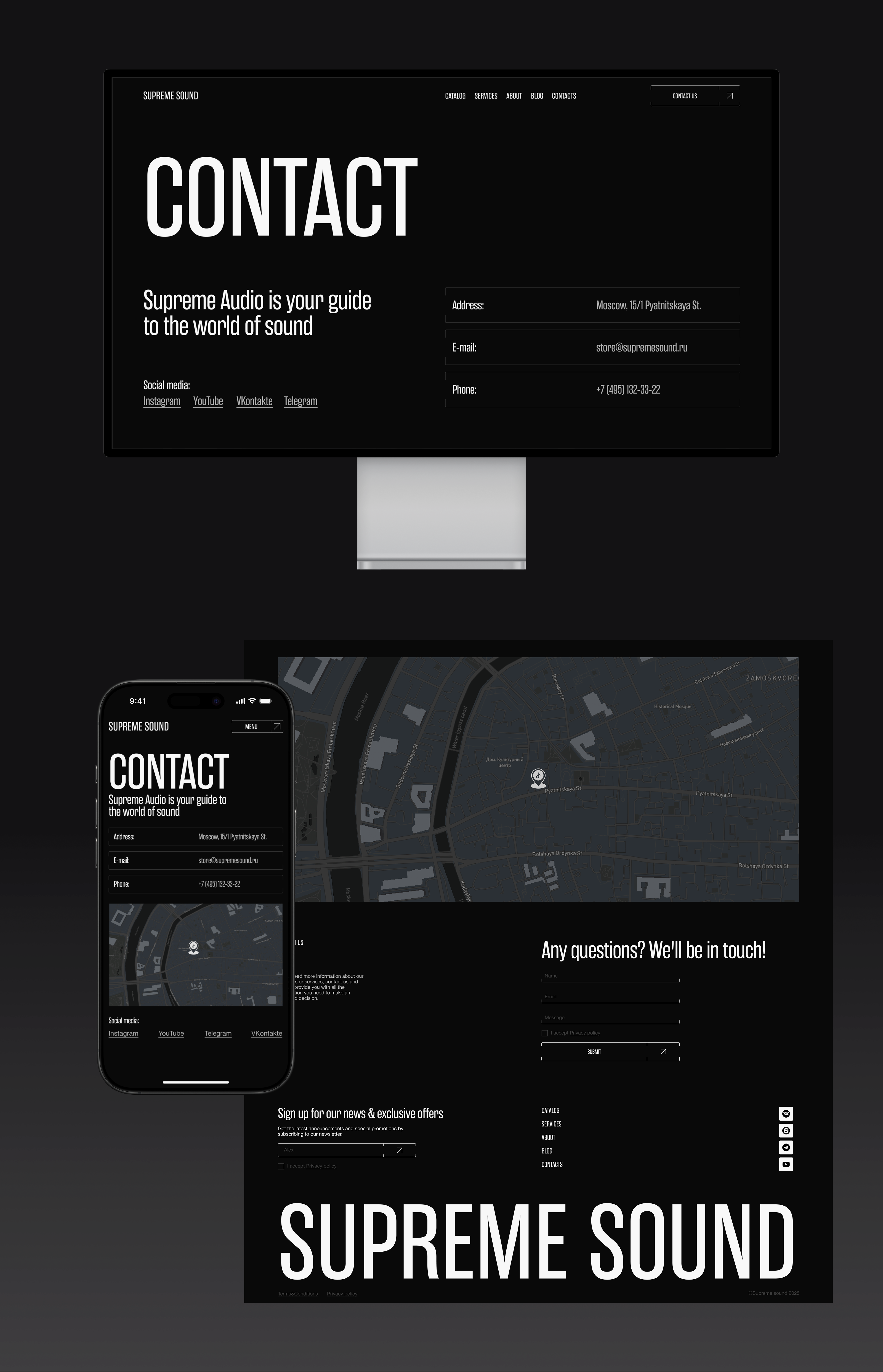 Supreme Sound | UX-UI Design — Изображение №10 — Интерфейсы, Брендинг на Dprofile