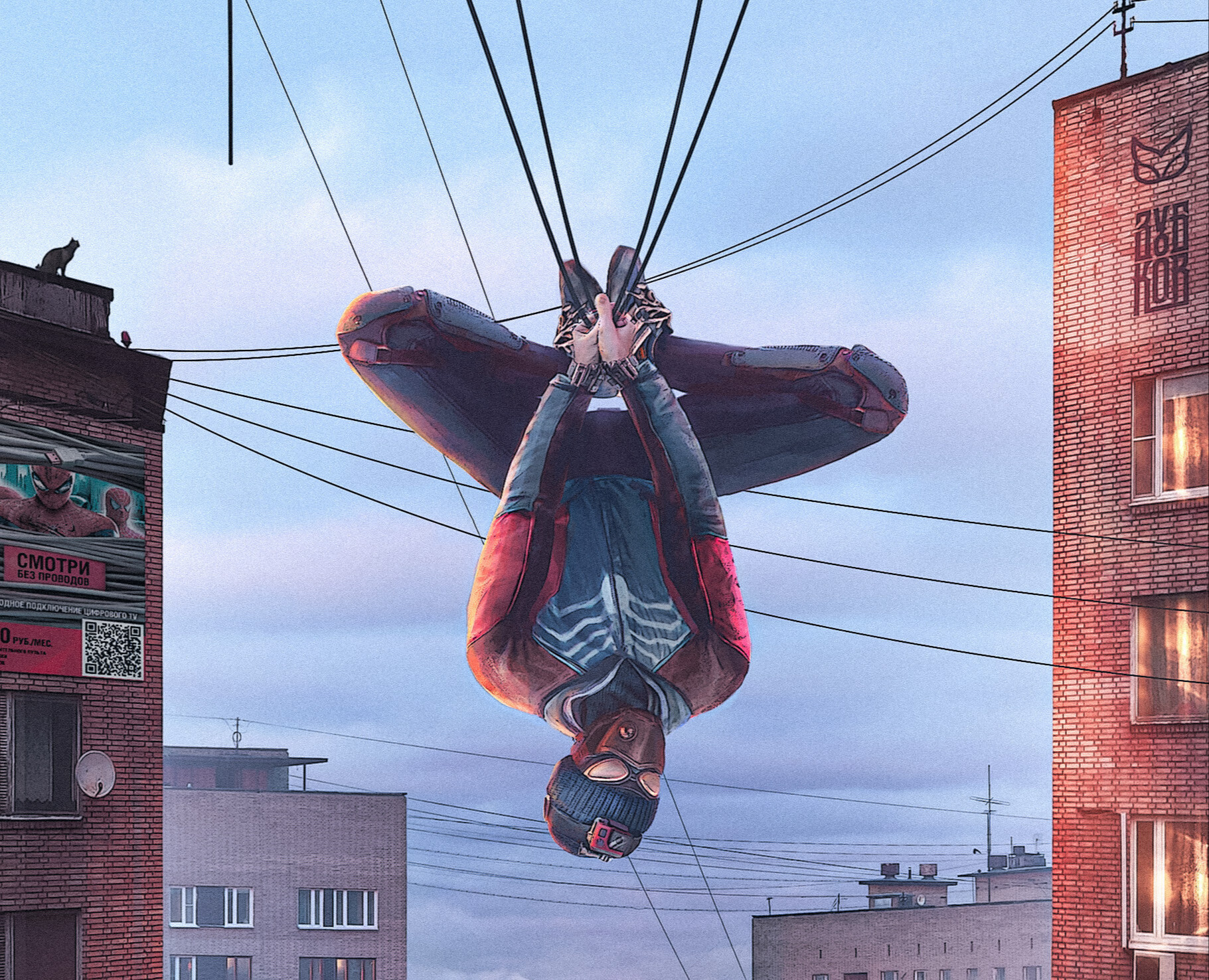 Northern Spiderman Fanart — Иллюстрация на Dprofile