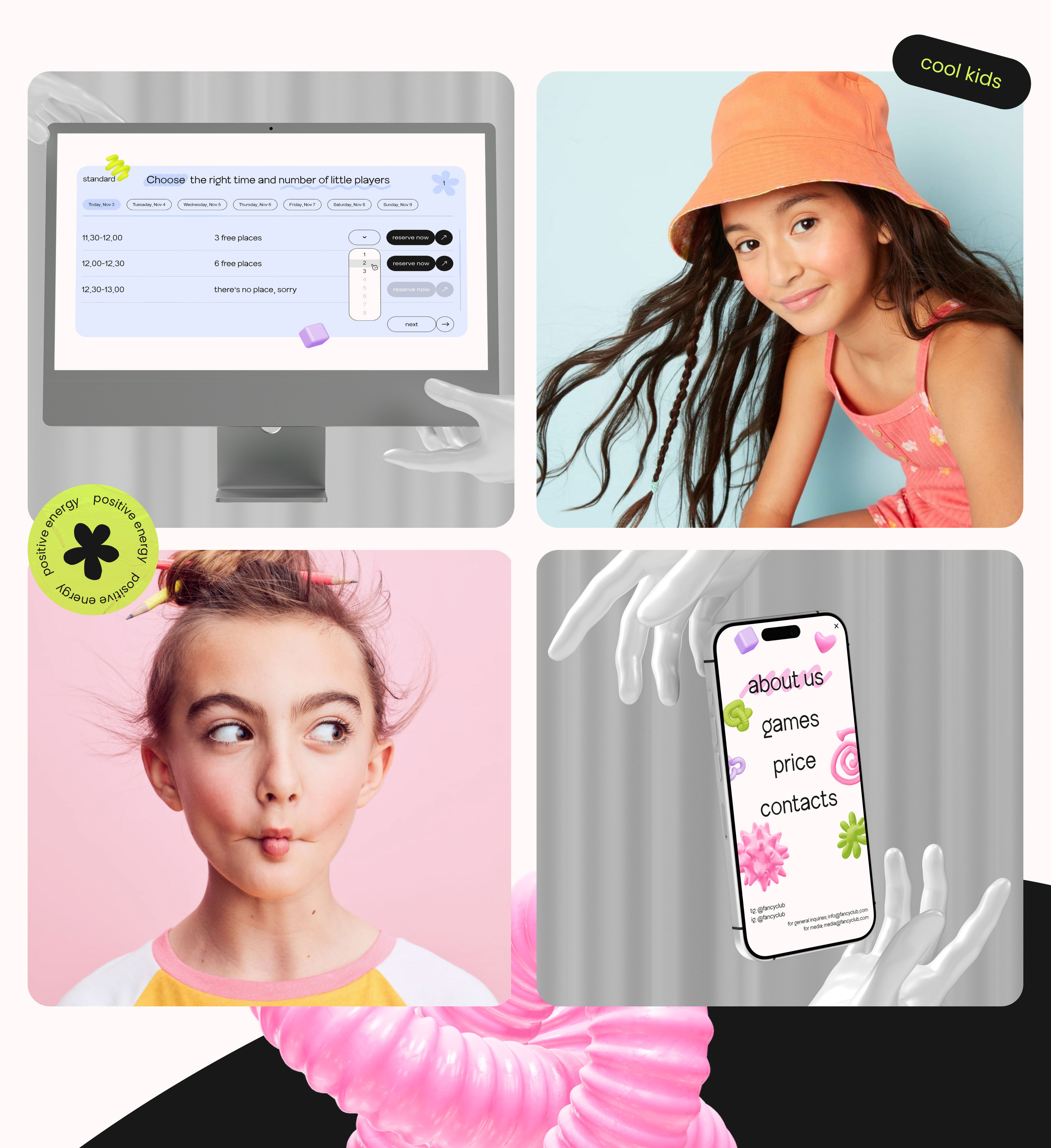FANCY – kids club of VR | UI/UX design — Изображение №11 — Интерфейсы, Анимация на Dprofile