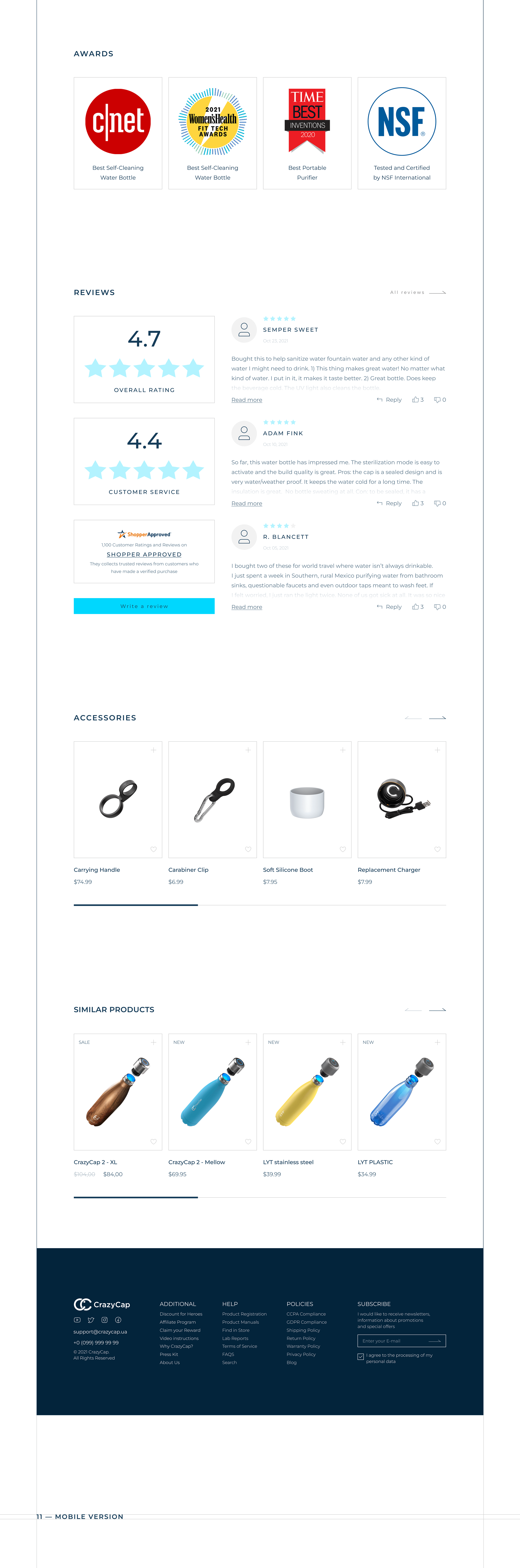 Concept website CrazyCap | online store redesign — Изображение №11 — Интерфейсы на Dprofile