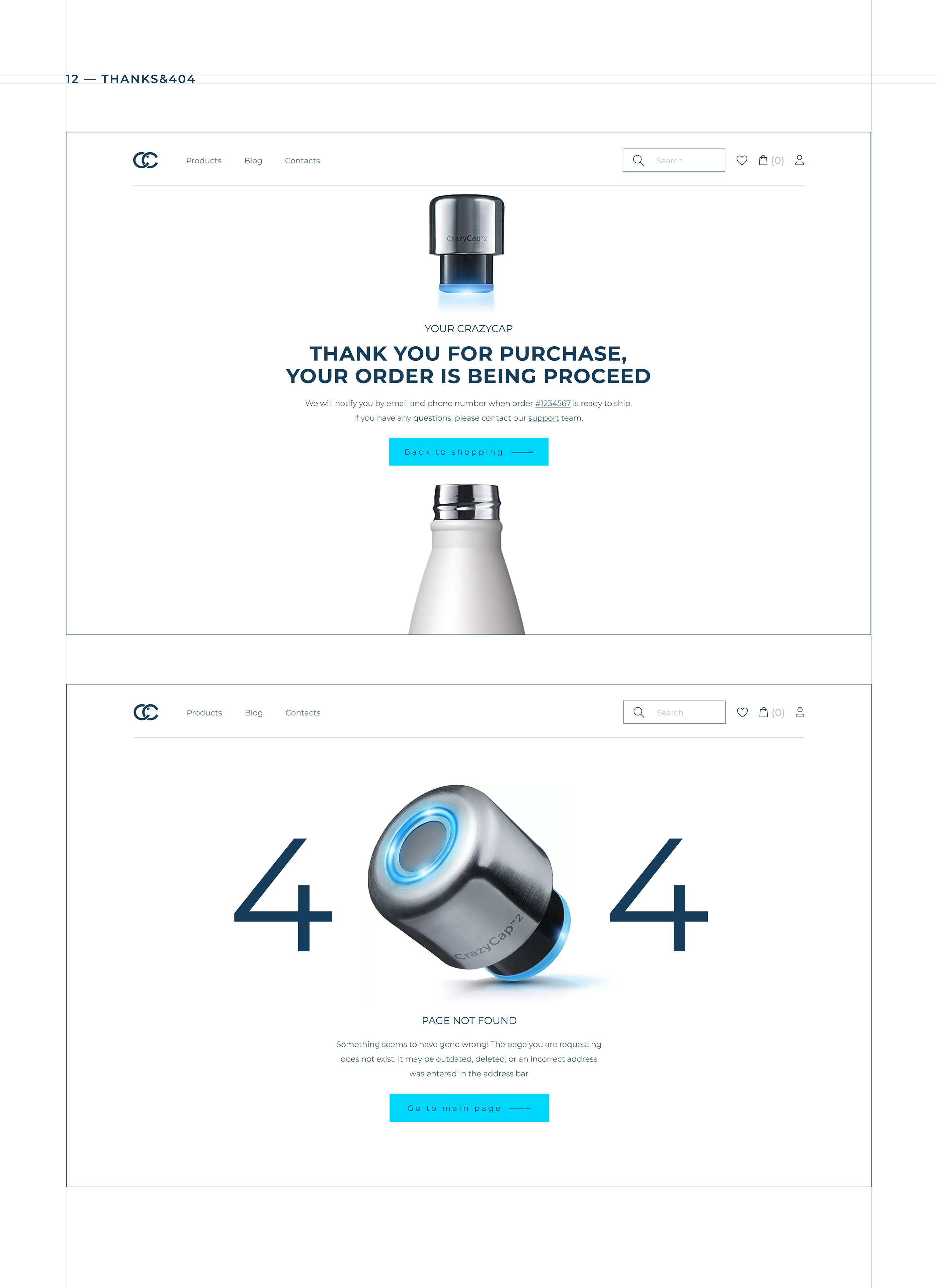 Concept website CrazyCap | online store redesign — Изображение №20 — Интерфейсы на Dprofile
