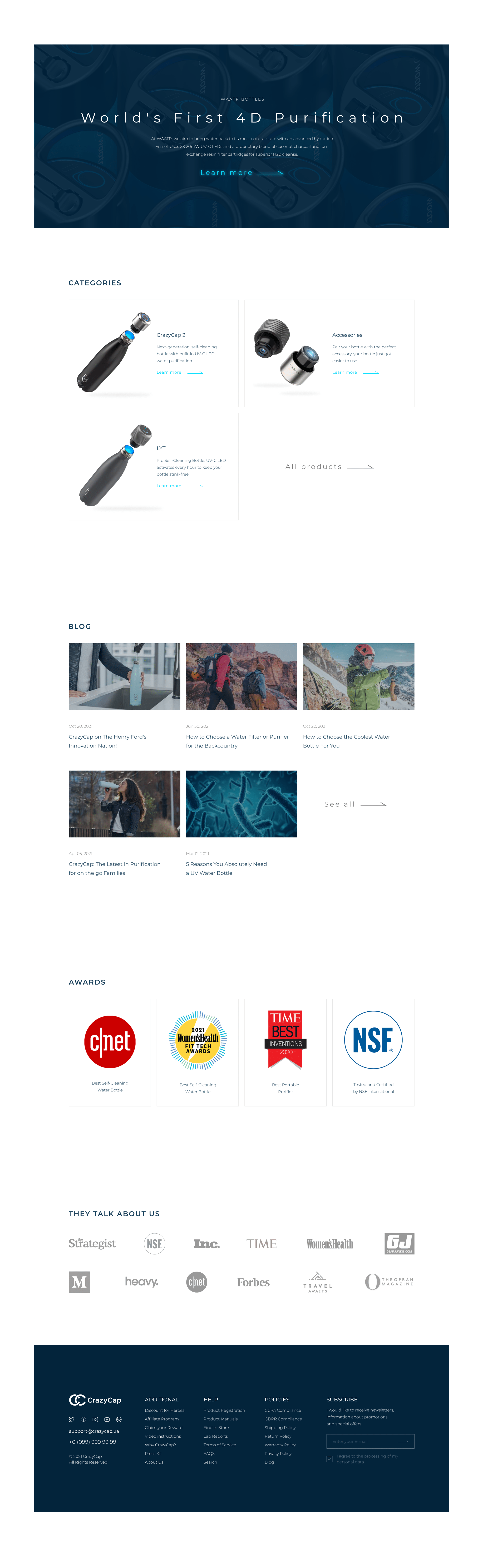 Concept website CrazyCap | online store redesign — Изображение №7 — Интерфейсы на Dprofile