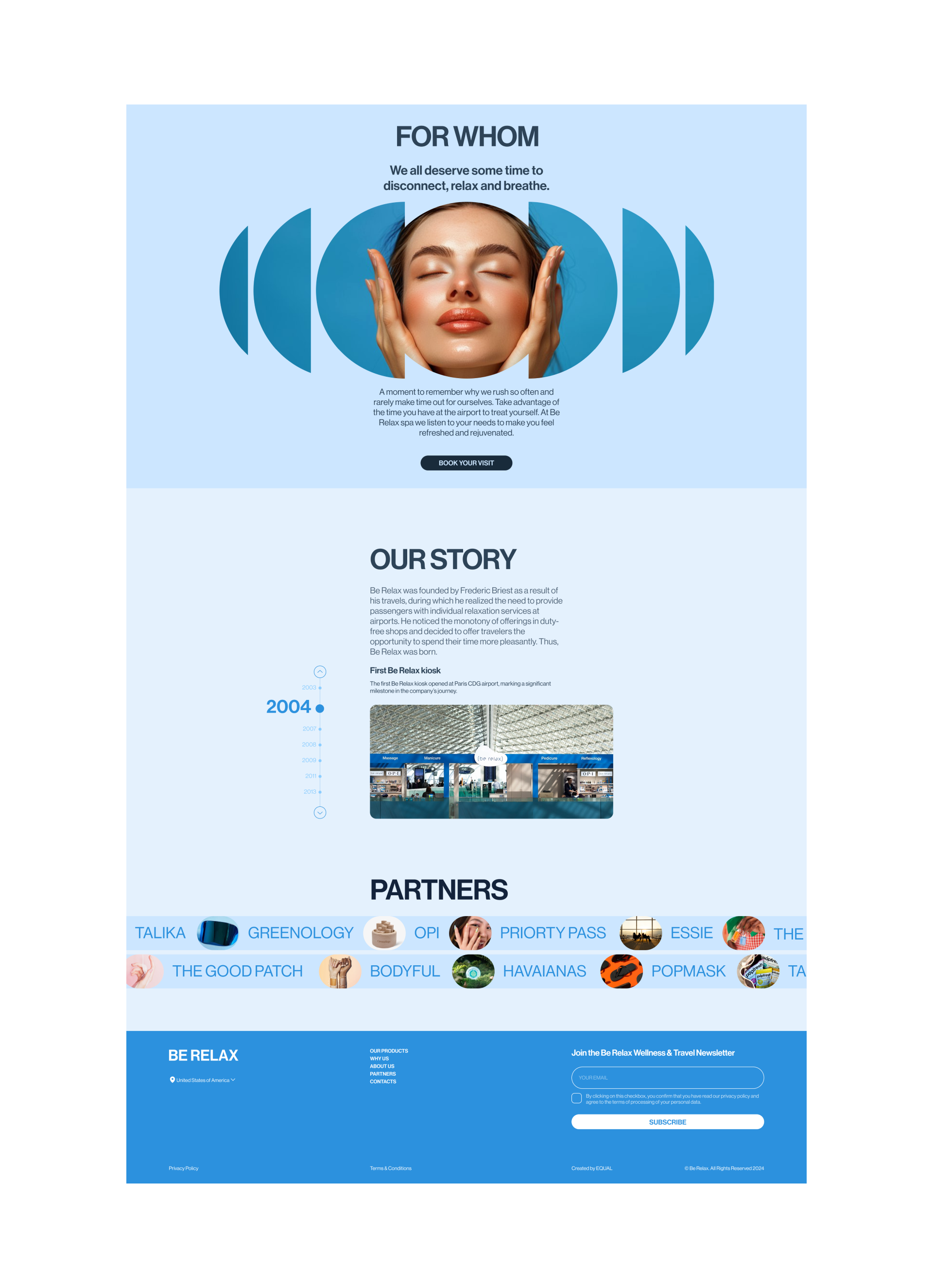 BE RELAX | LANDING PAGE — Изображение №6 — Интерфейсы на Dprofile