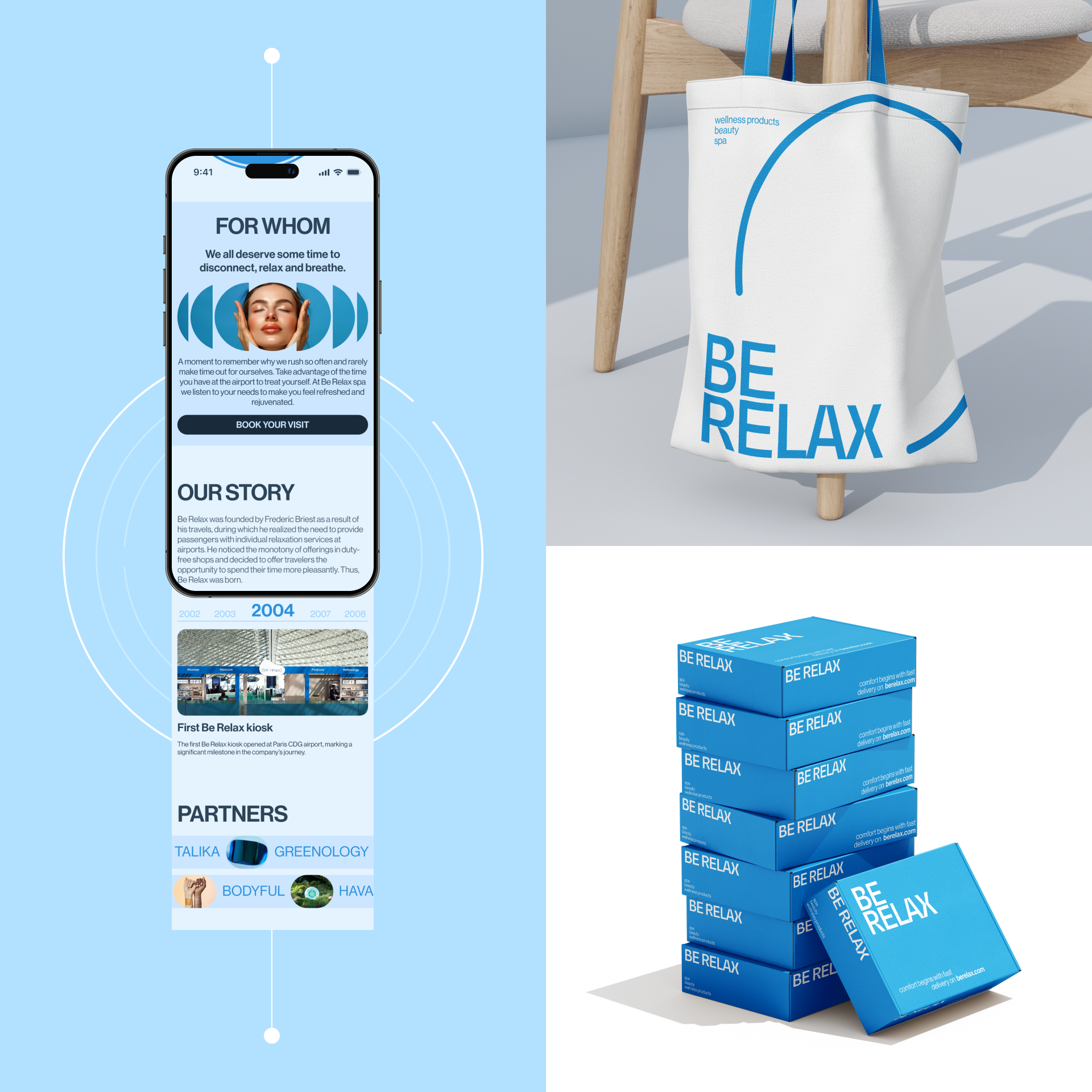 BE RELAX | LANDING PAGE — Изображение №7 — Интерфейсы на Dprofile
