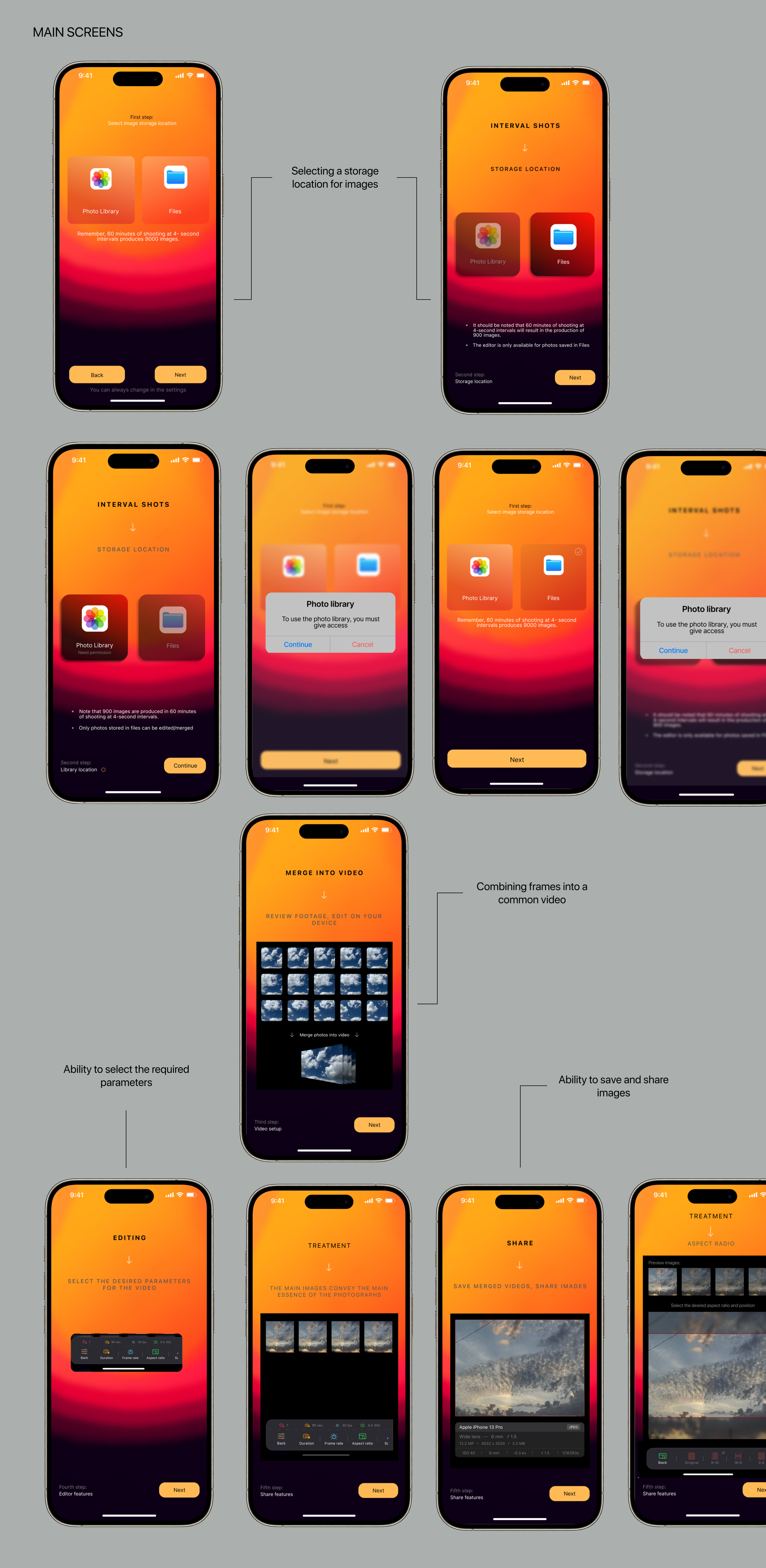 TimelapseMobile-App — Изображение №5 — Интерфейсы на Dprofile